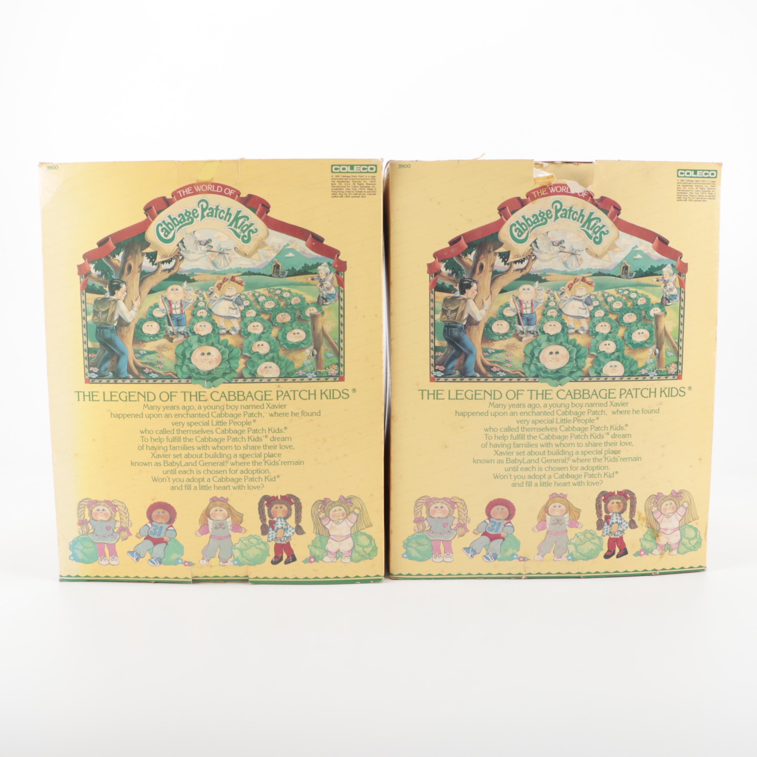 Cabbage Patch Kids and Cabbage Patch Kids Designer Line Dolls in Boxes