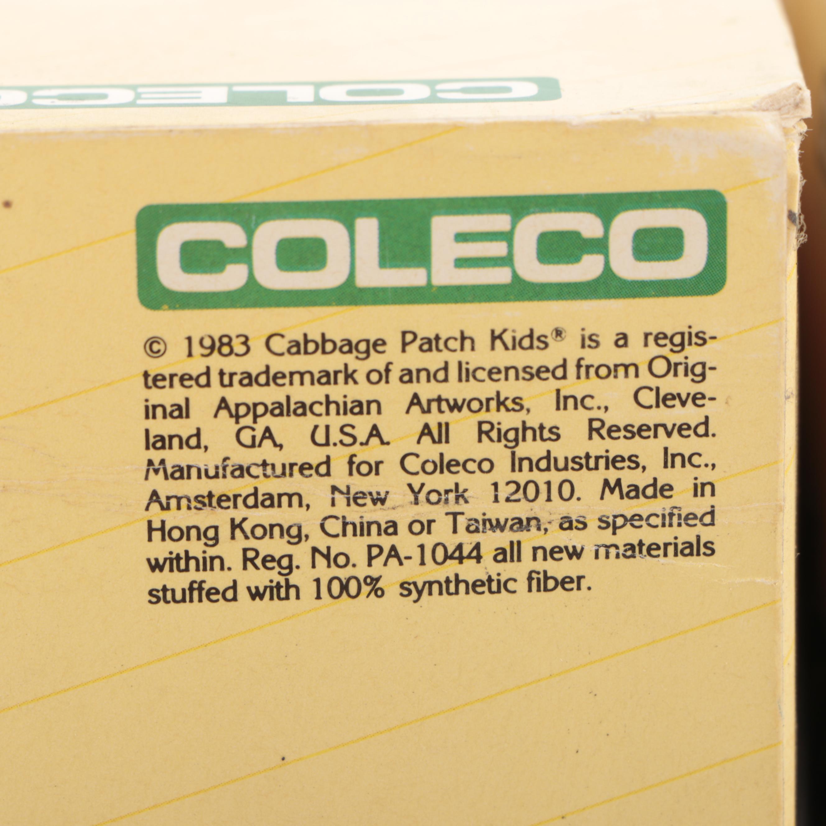 Cabbage Patch Kids and Cabbage Patch Kids Designer Line Dolls in Boxes