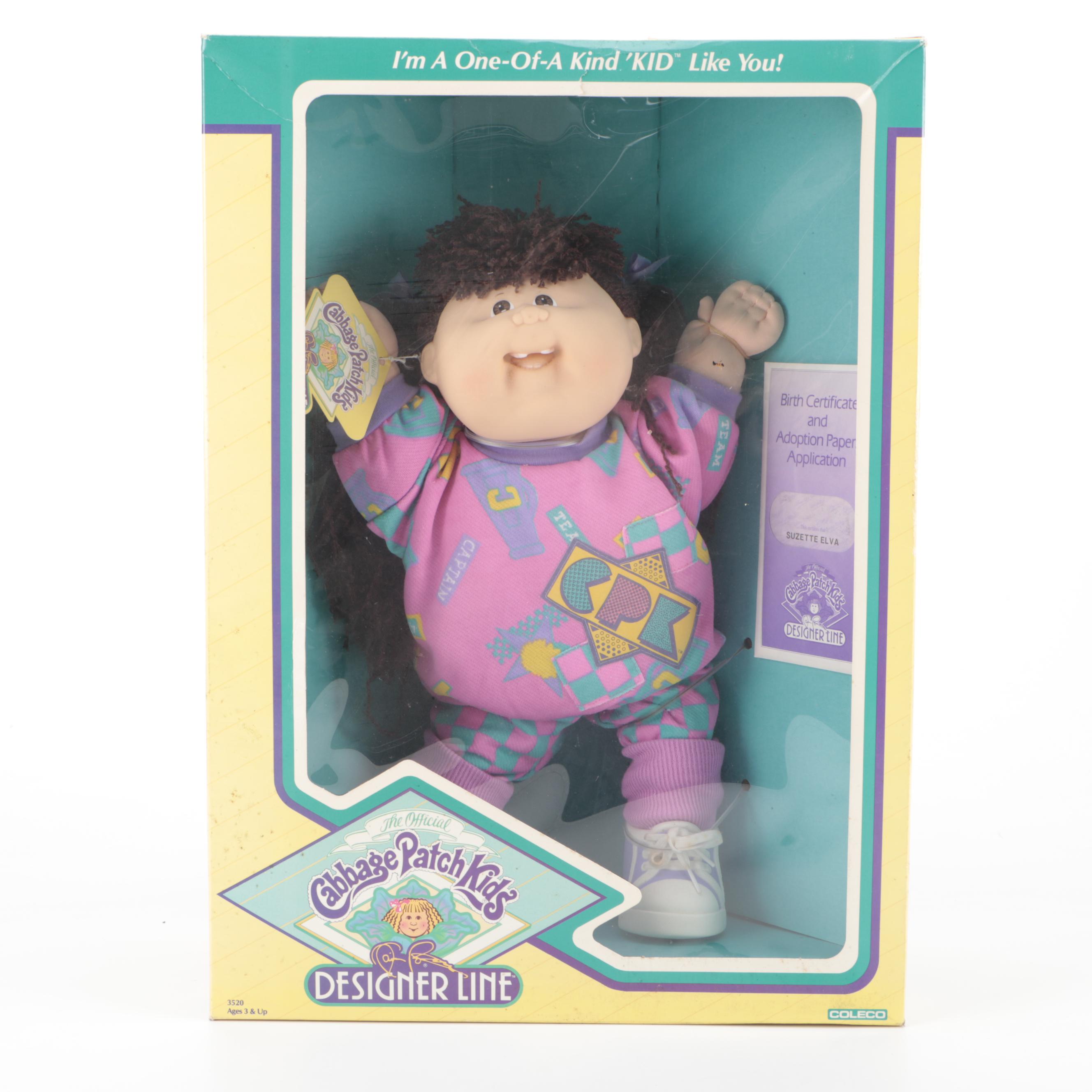 Cabbage Patch Kids and Cabbage Patch Kids Designer Line Dolls in Boxes