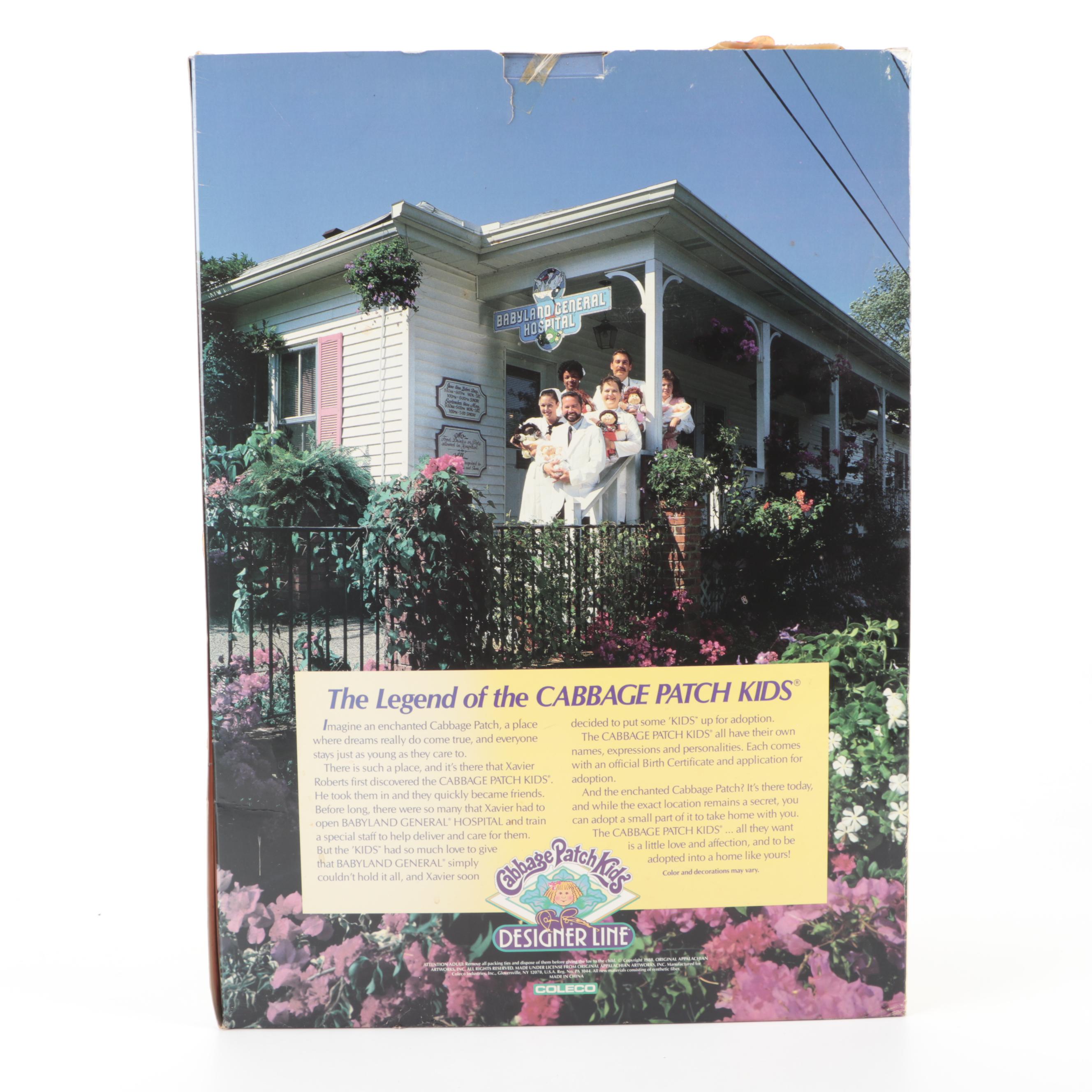 Cabbage Patch Kids and Cabbage Patch Kids Designer Line Dolls in Boxes