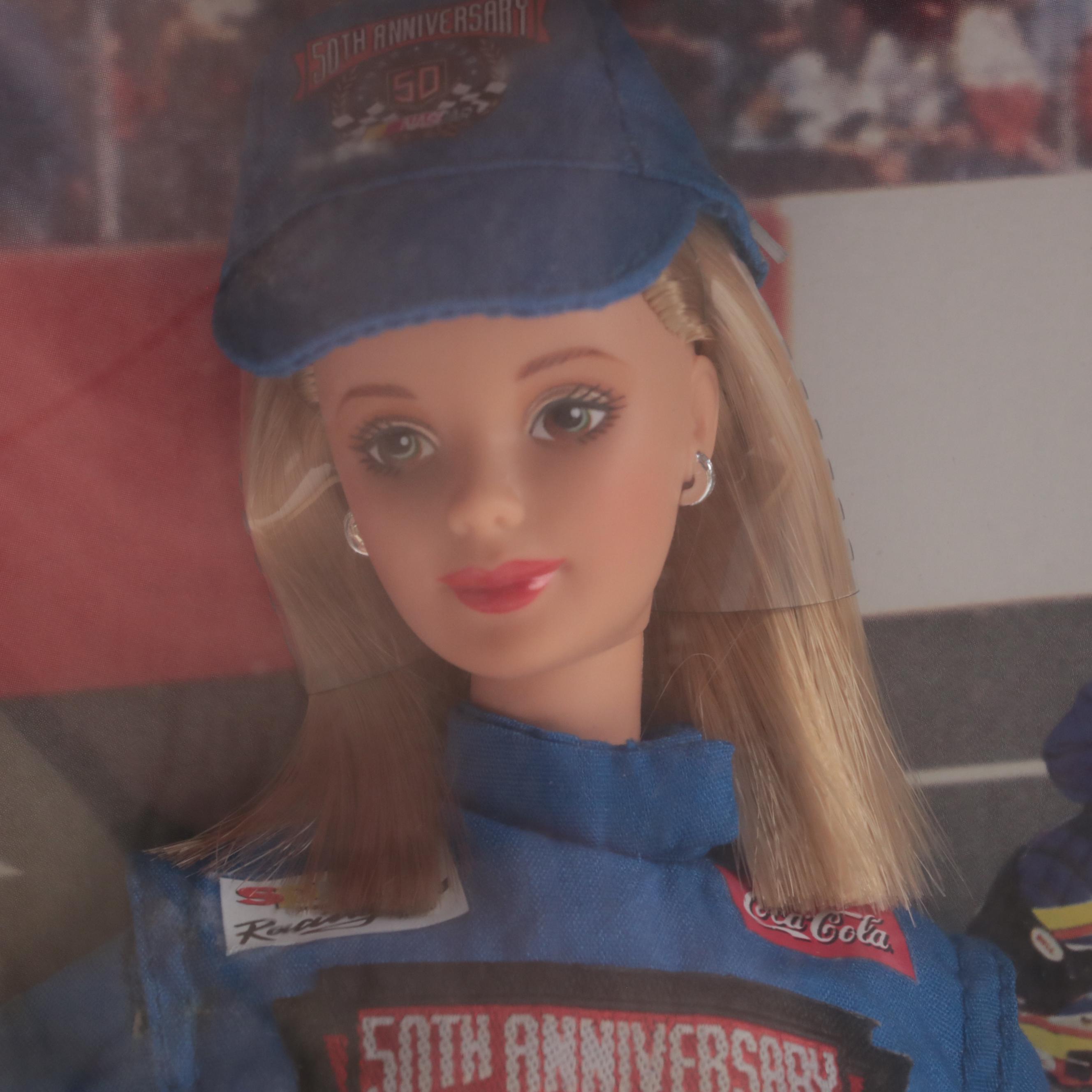 Mattel NASCAR and Harley-Davidson Motor Cycles  Dolls