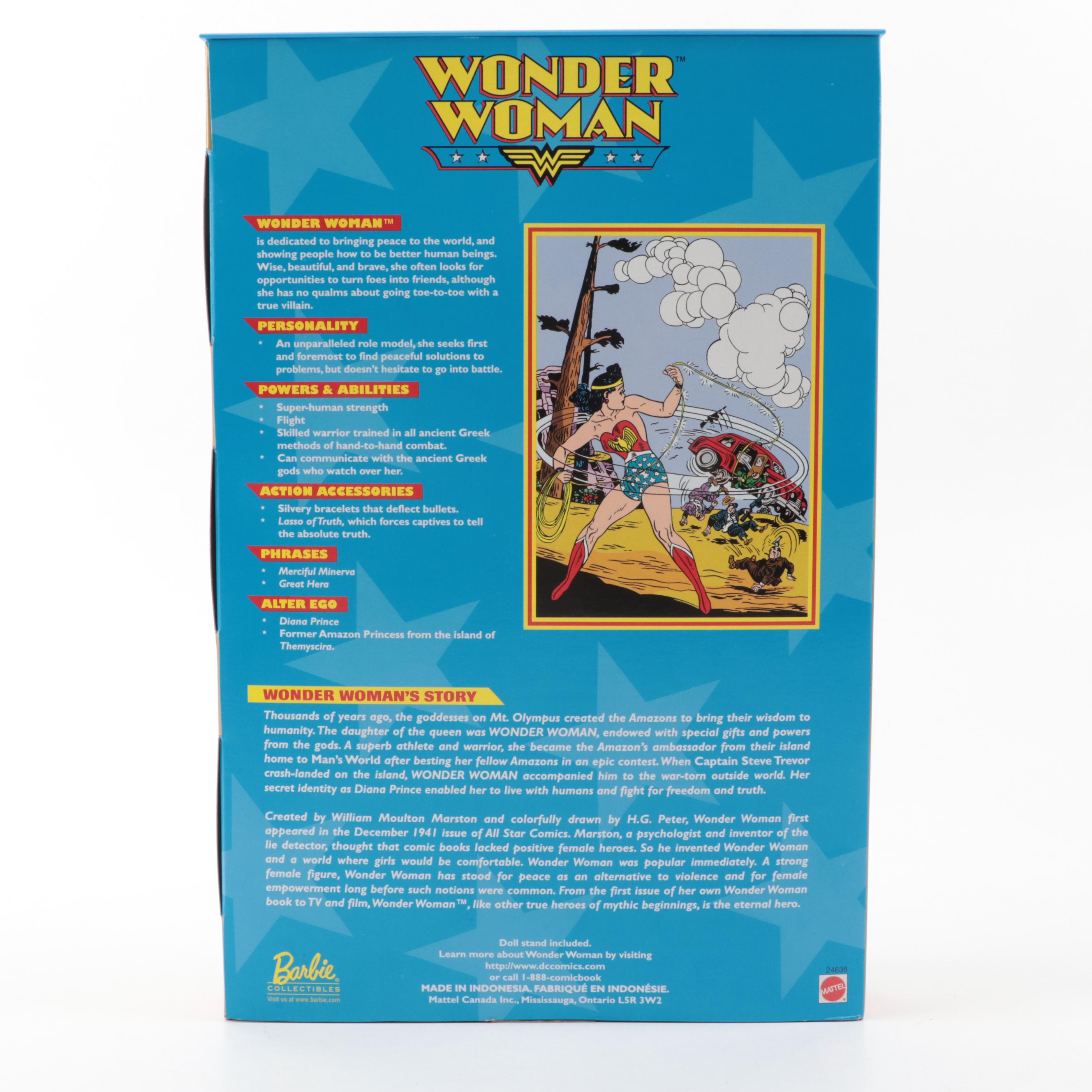 Mattel "Barbie as Wonder Woman" and Other Sets with Star Trek Ship Model