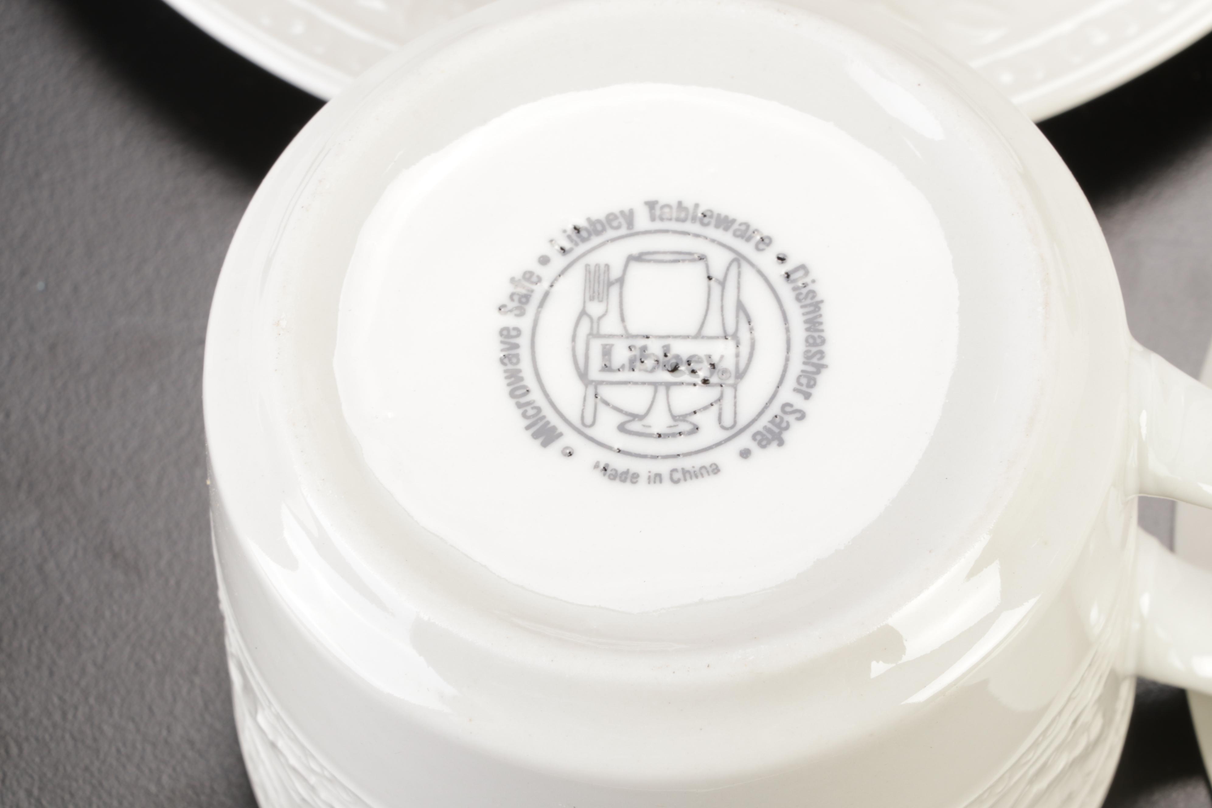 Libbey "Holiday Garland" Dinnerware and Serving Bowl