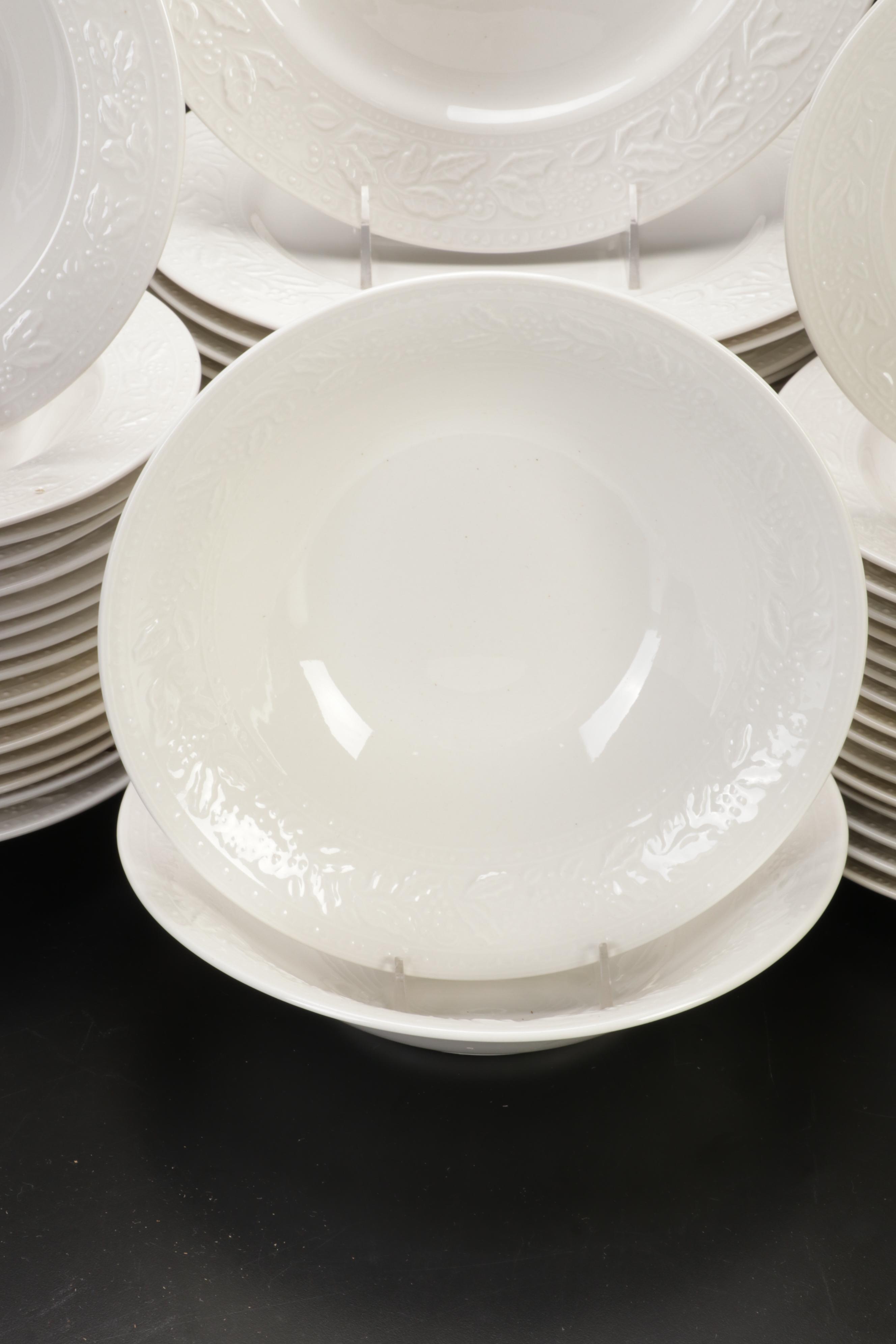 Libbey "Holiday Garland" Dinnerware and Serving Bowl