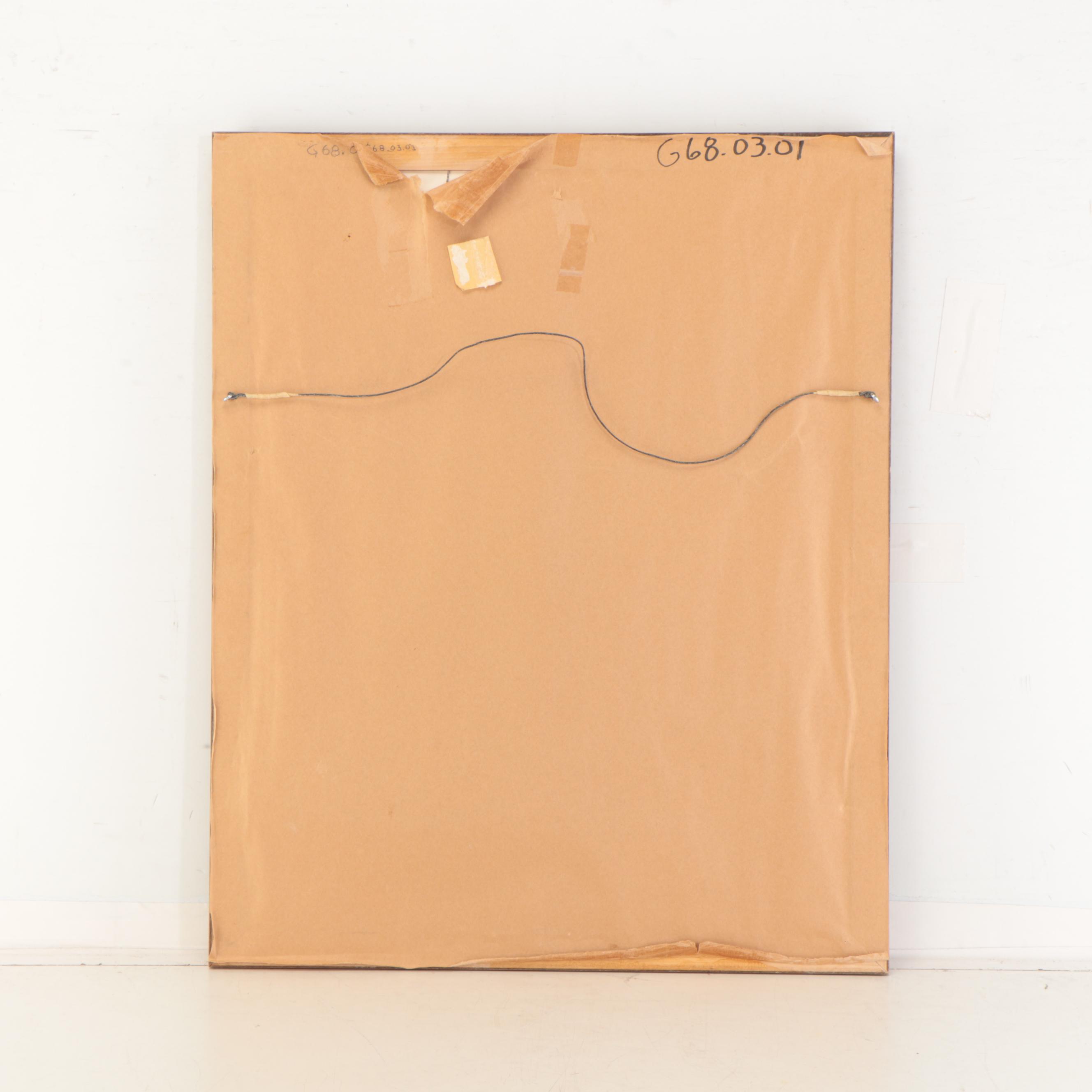 James C. Gray Graphite Drawing "Portrait of Dr. John H. Chester," Circa 1965