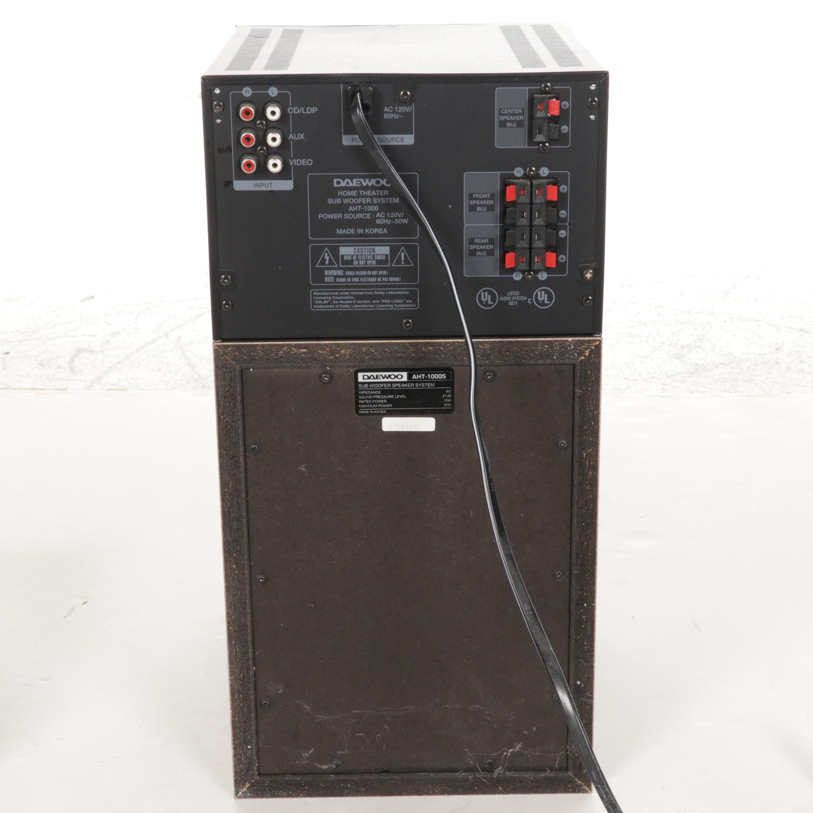Daewoo AHT-1000 Home Theater Speaker System