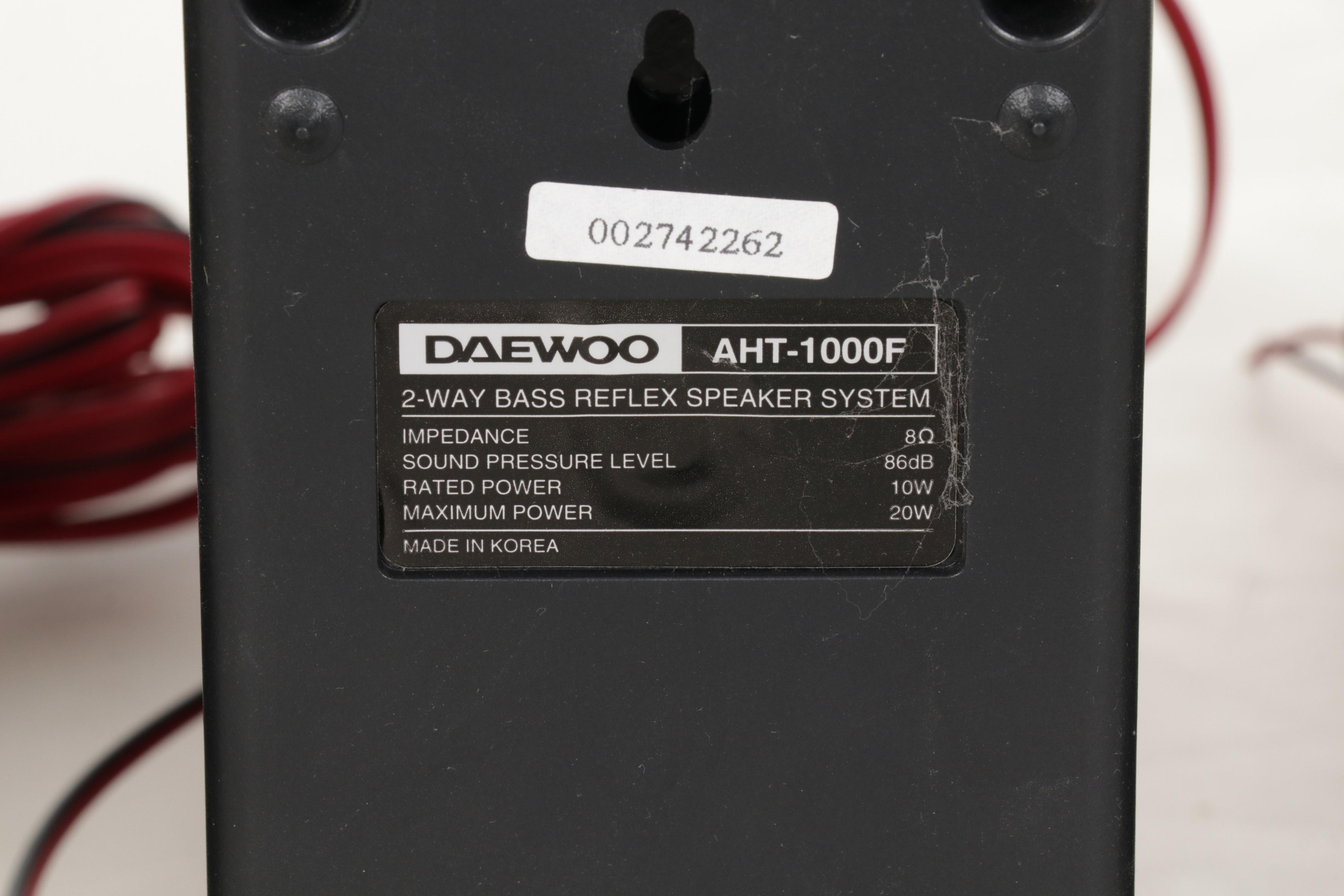 Daewoo AHT-1000 Home Theater Speaker System