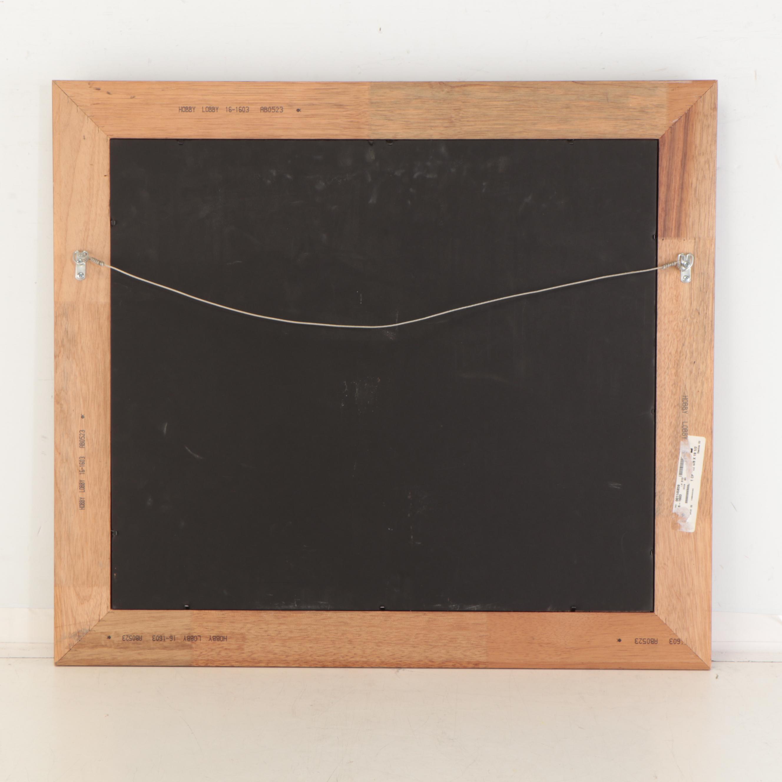 Raoul Andre Ulmann Landscape Oil Painting of Windmill, Late 19th Century