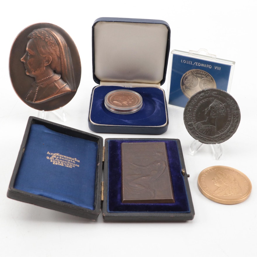 Commemorative Medals and Plaquettes, 19th & 20th Century