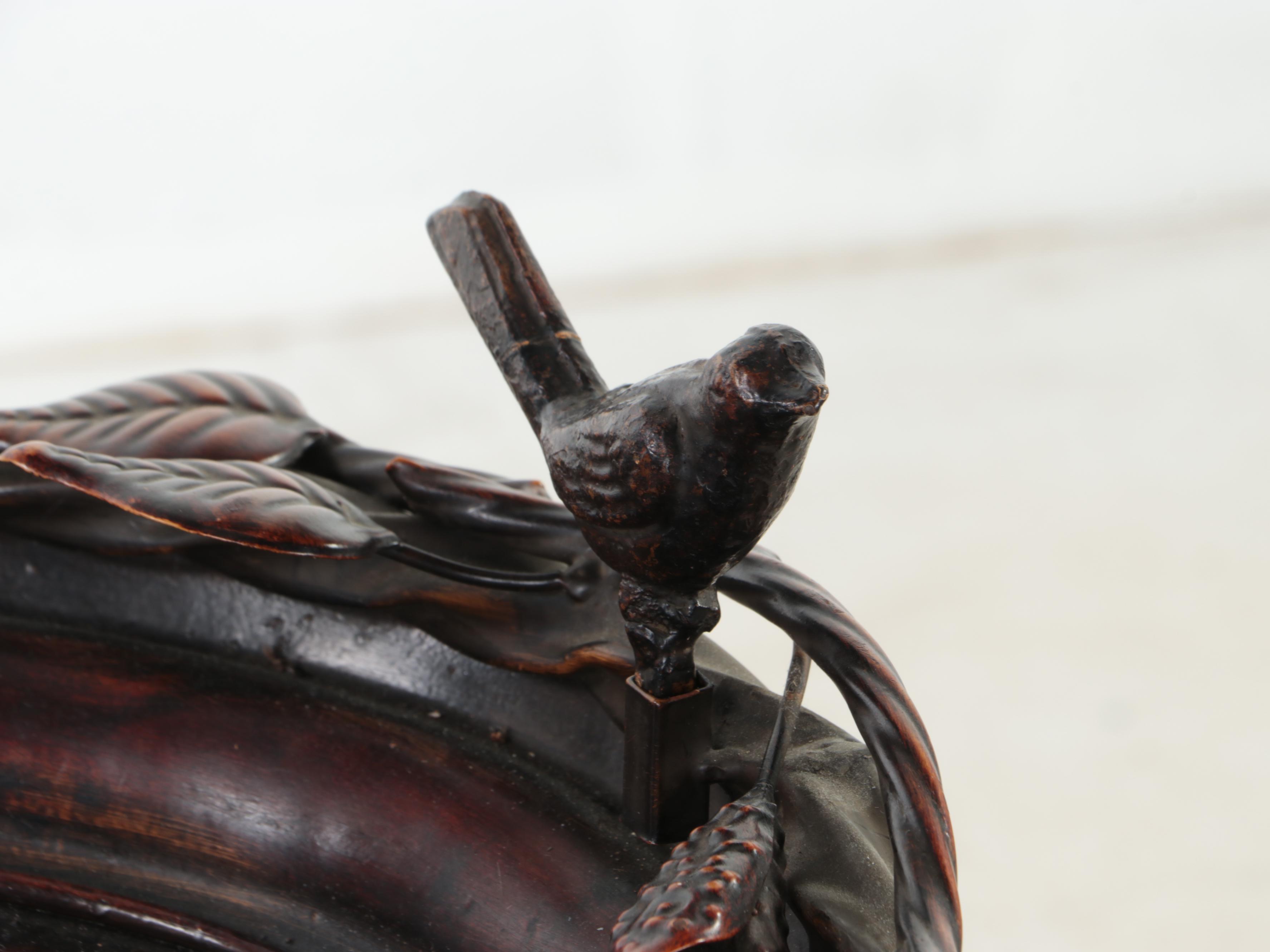 Contemporary Hammered Metal Folding Tray Table