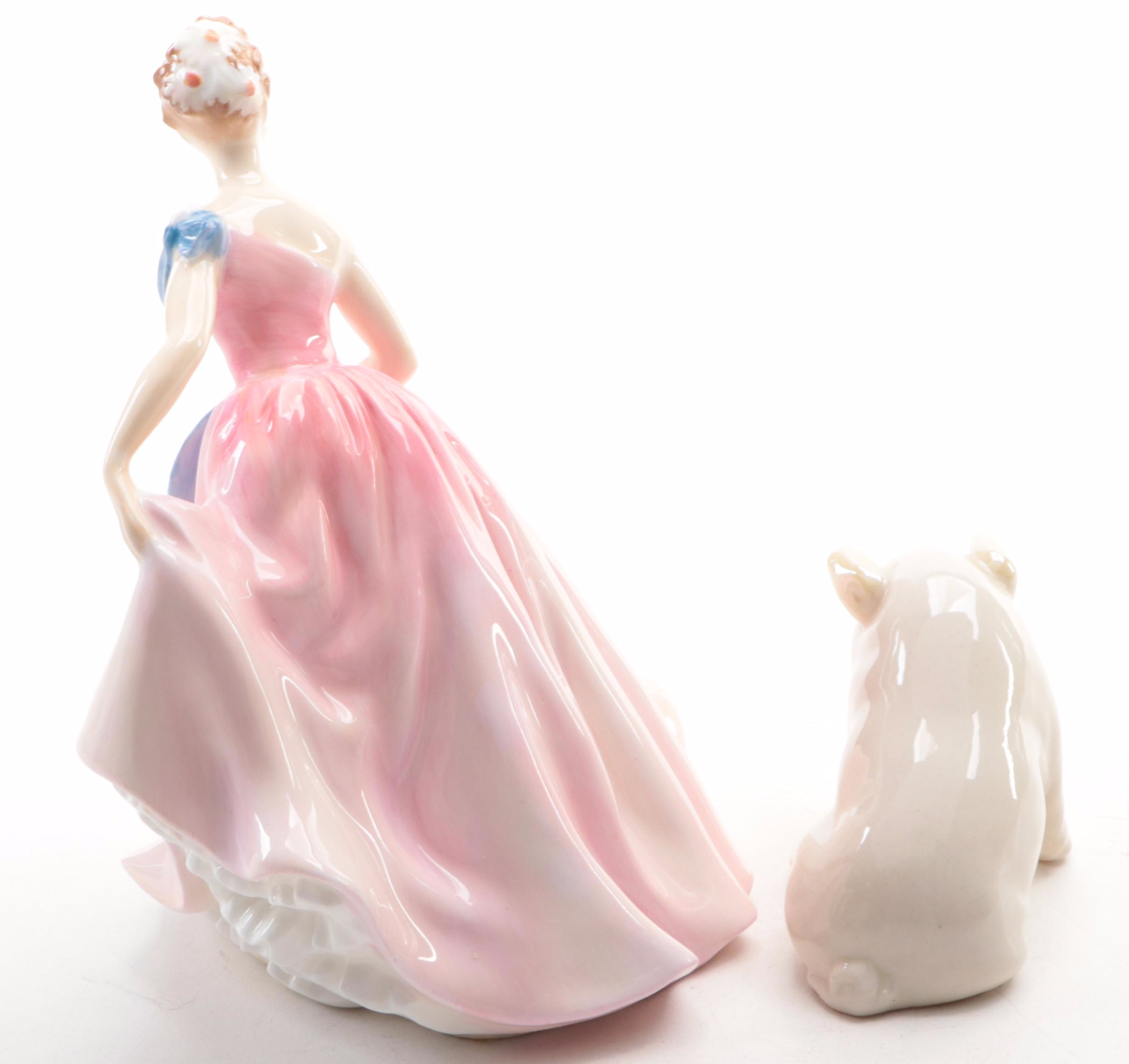 Royal Doulton "Invitation" Figurine Designed by Margaret Davies and More