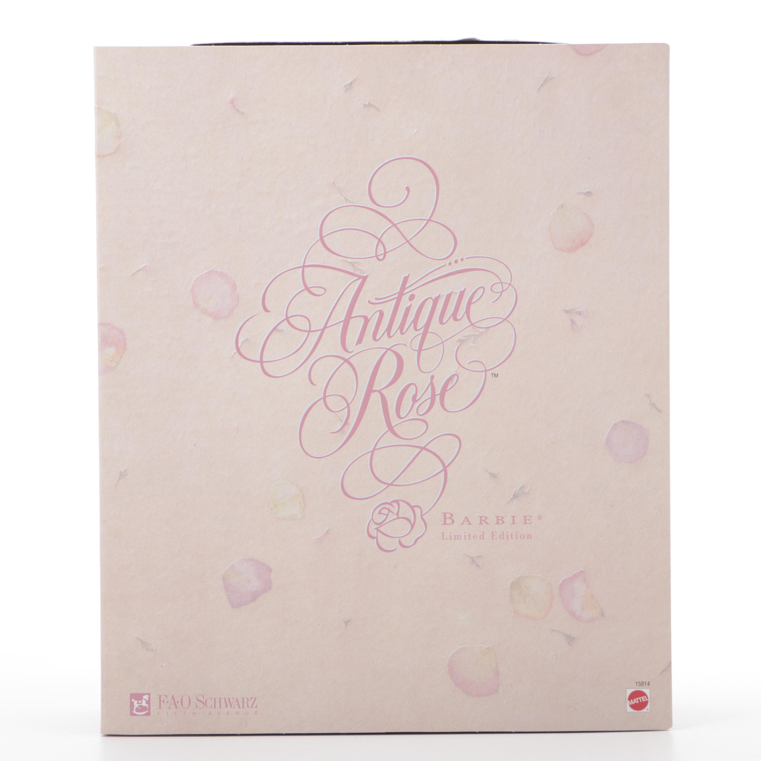 Mattel "Antique Rose Barbie" and "Lily Barbie" FAO Schwarz Limited Edition Dolls