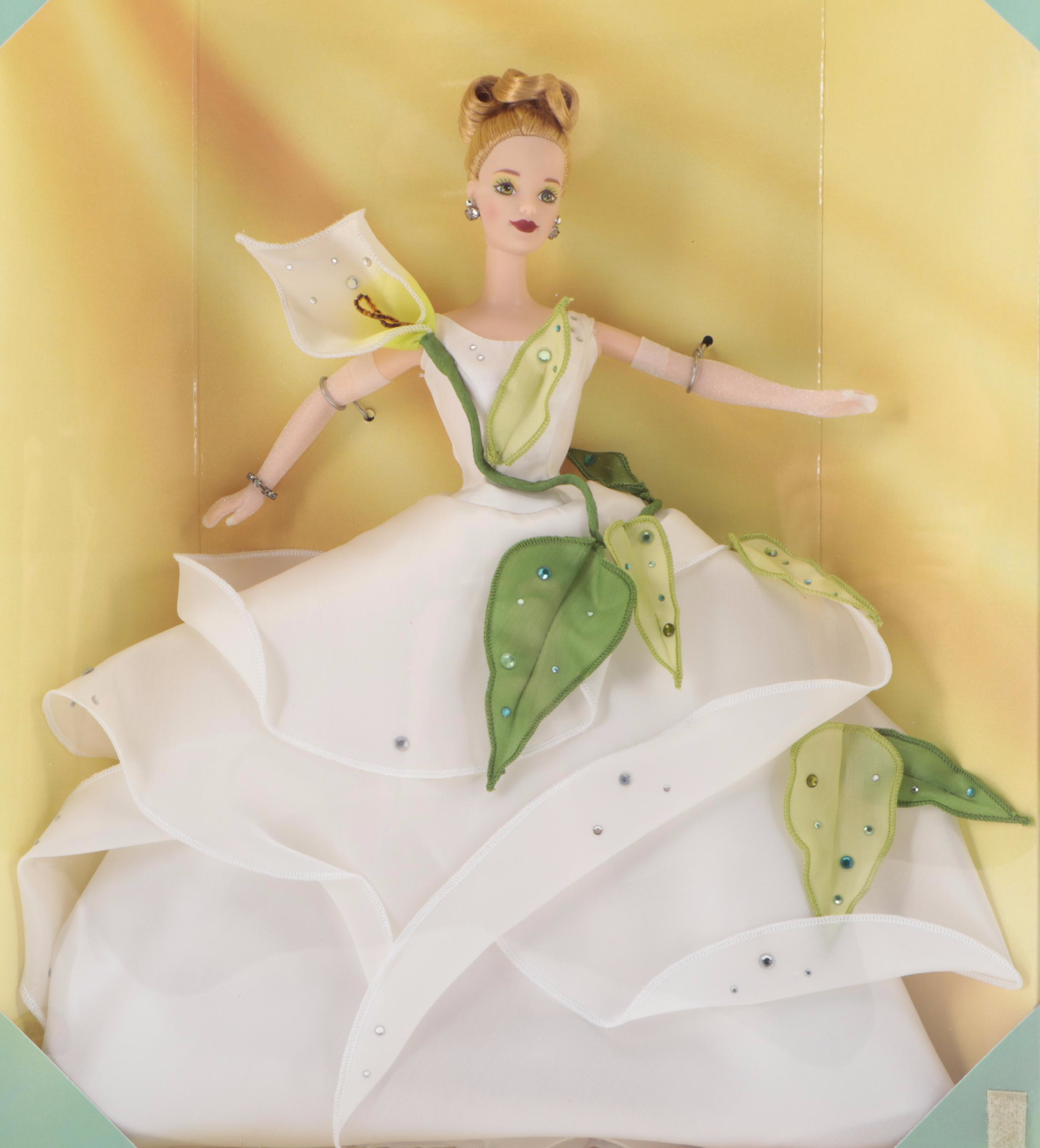 Mattel "Antique Rose Barbie" and "Lily Barbie" FAO Schwarz Limited Edition Dolls