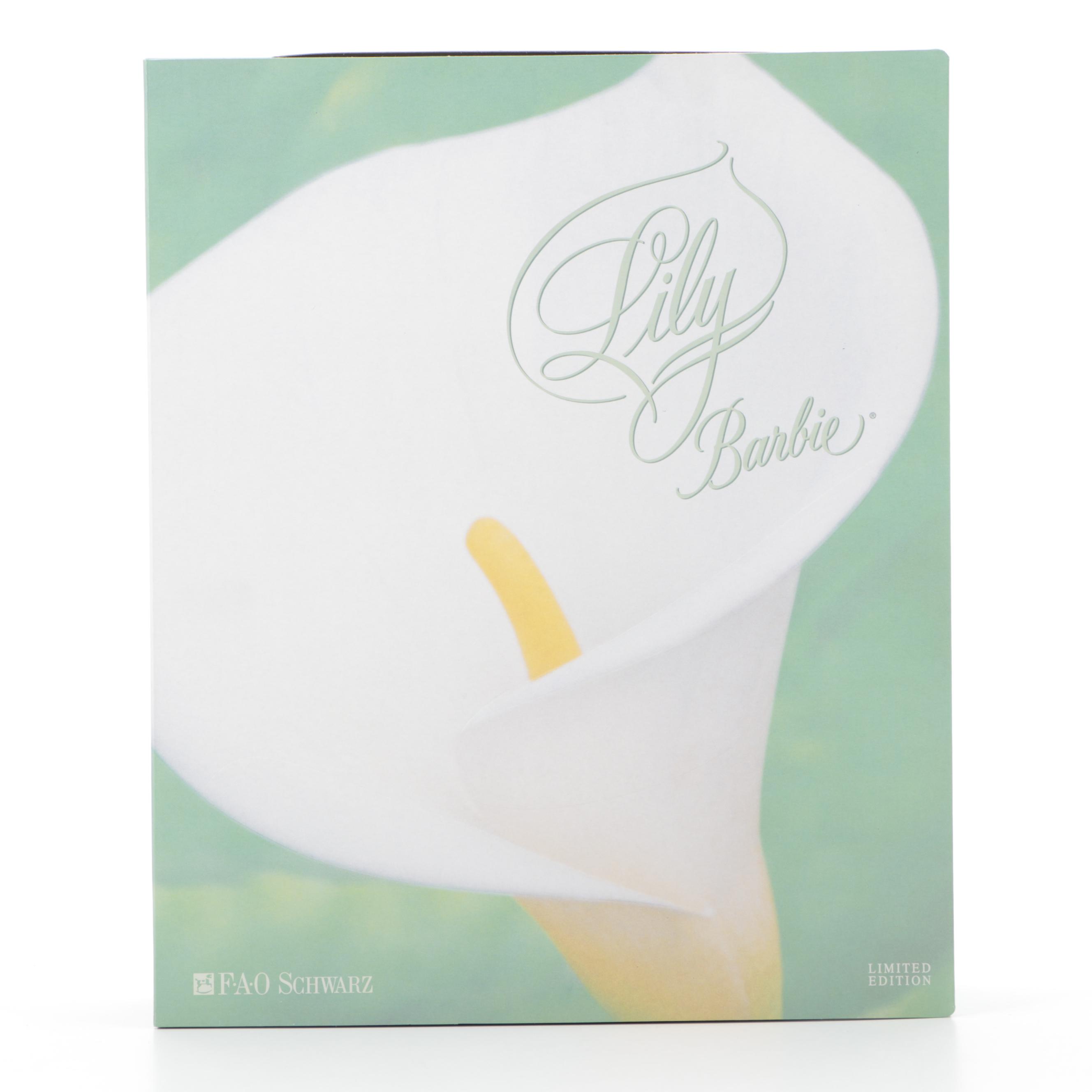 Mattel "Antique Rose Barbie" and "Lily Barbie" FAO Schwarz Limited Edition Dolls