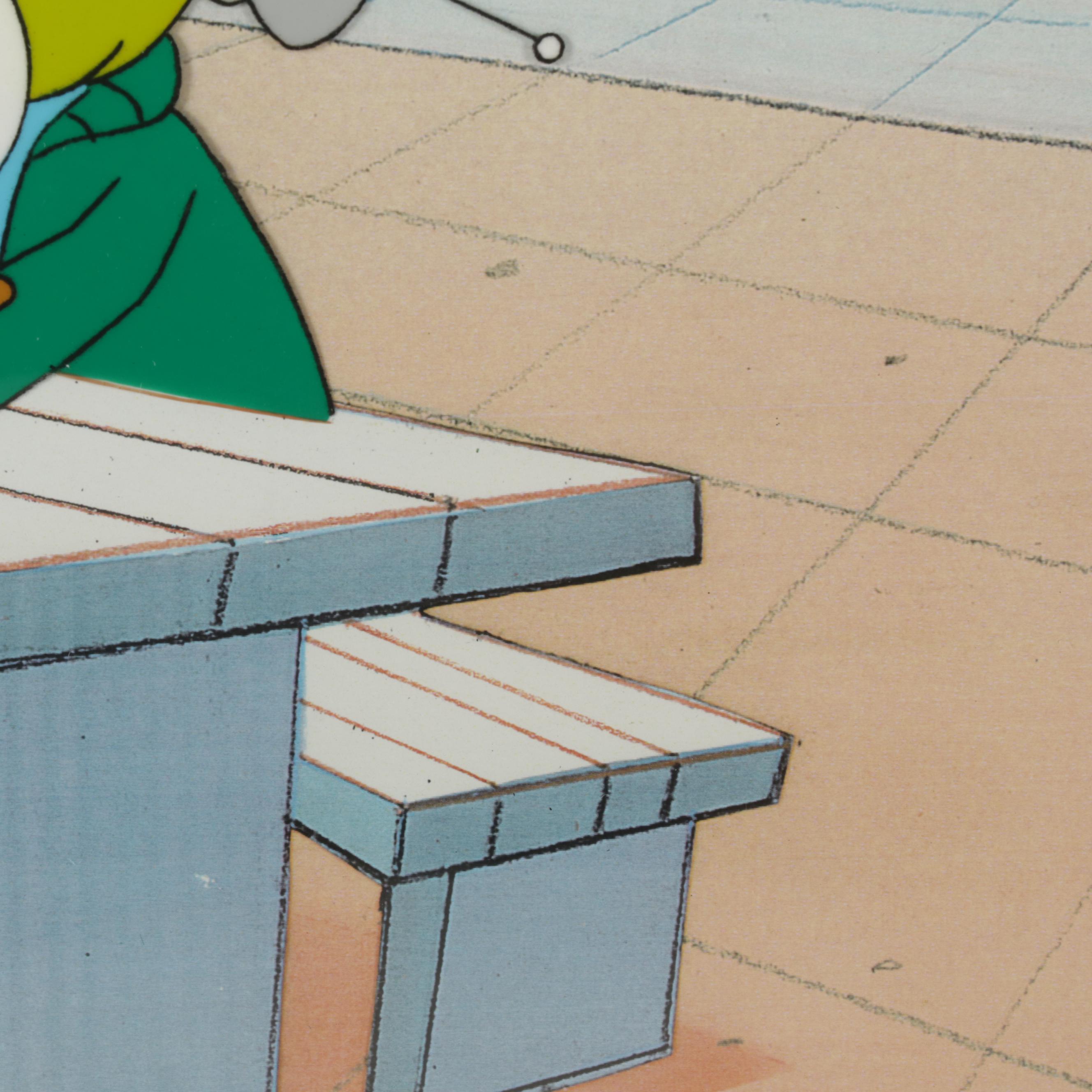 MGM "The Pink Panther" Hand-Painted Animation Production Cel and Drawing