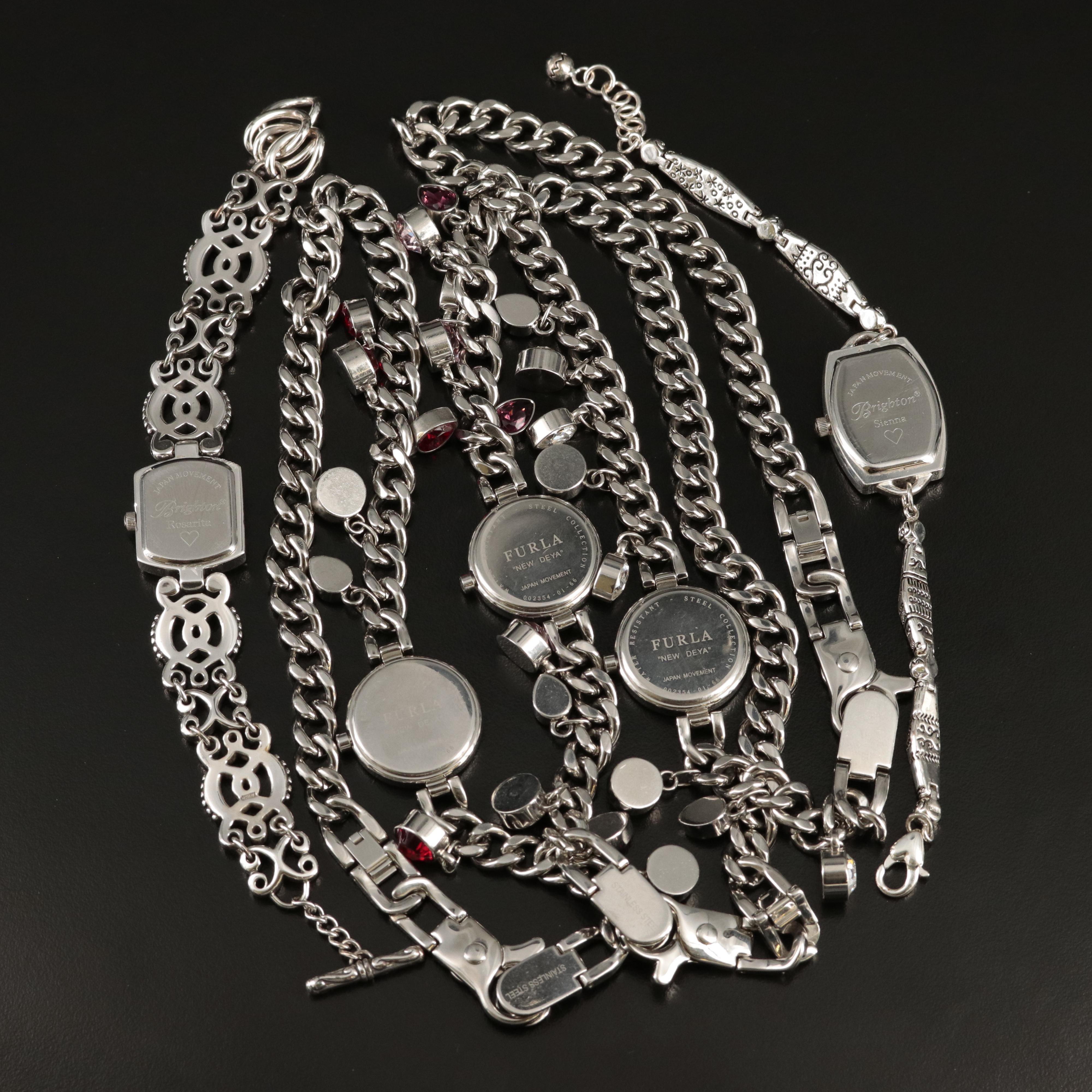 Five Fashion Watches Including Furla