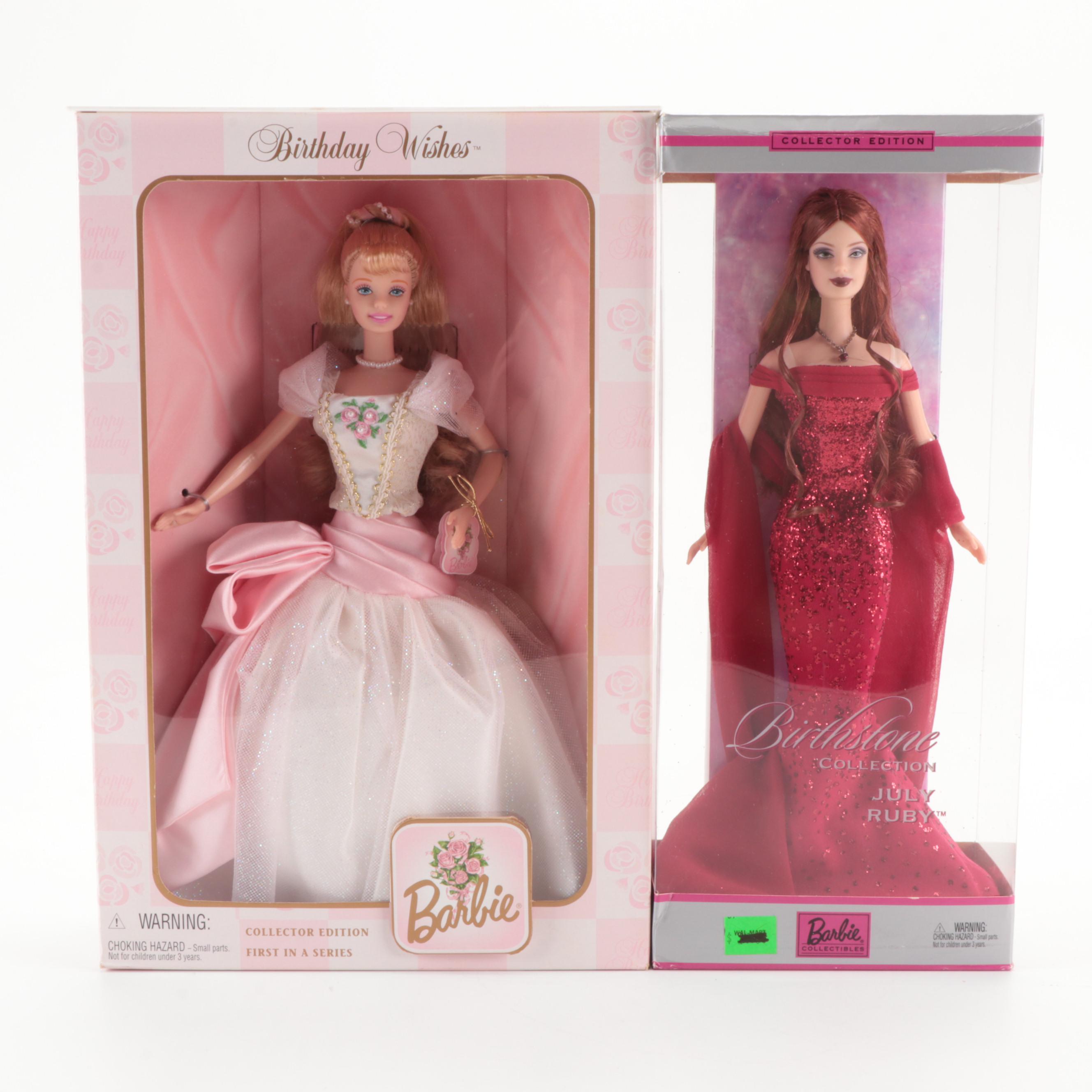 Mattel "Birthday Barbie" and Other Dolls