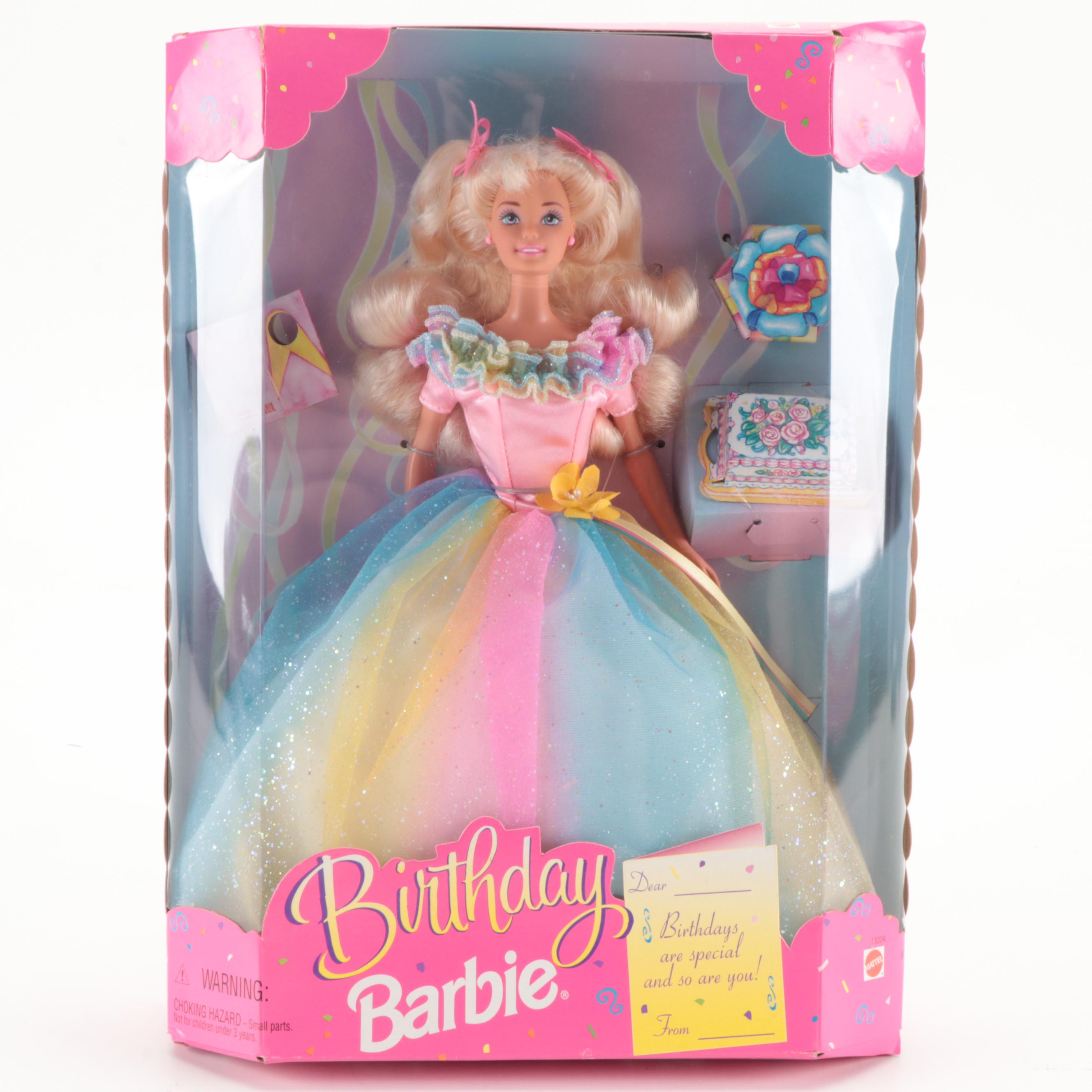 Mattel "Birthday Barbie" and Other Dolls