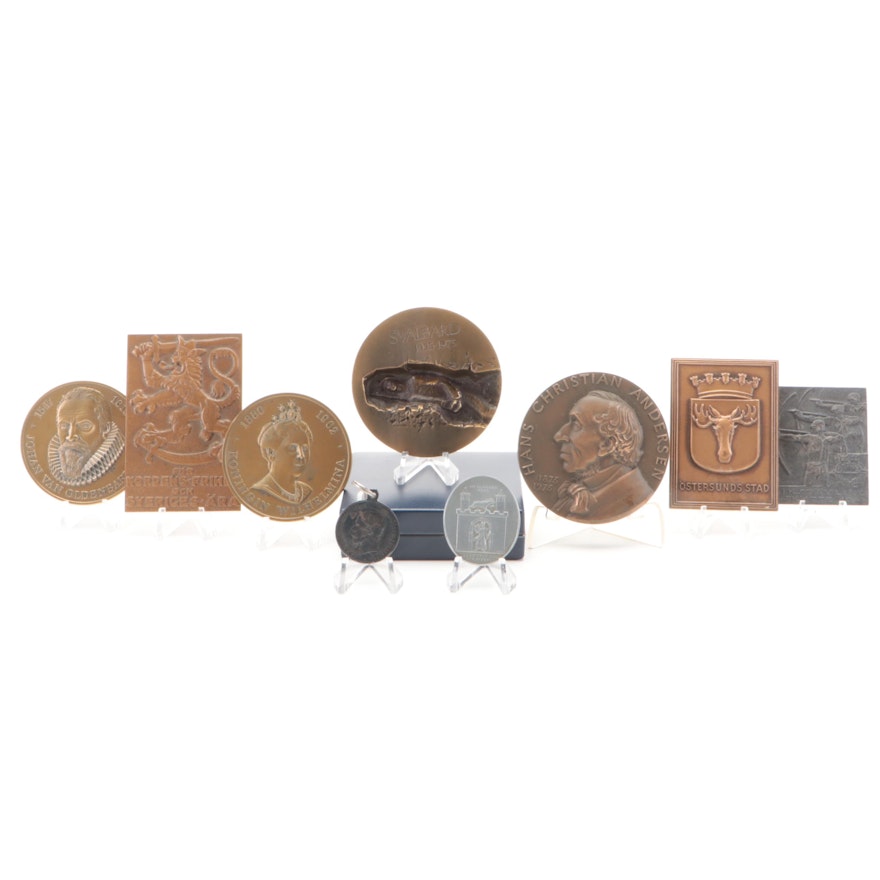 Commemorative Medals and Plaquettes, 19th & 20th Century