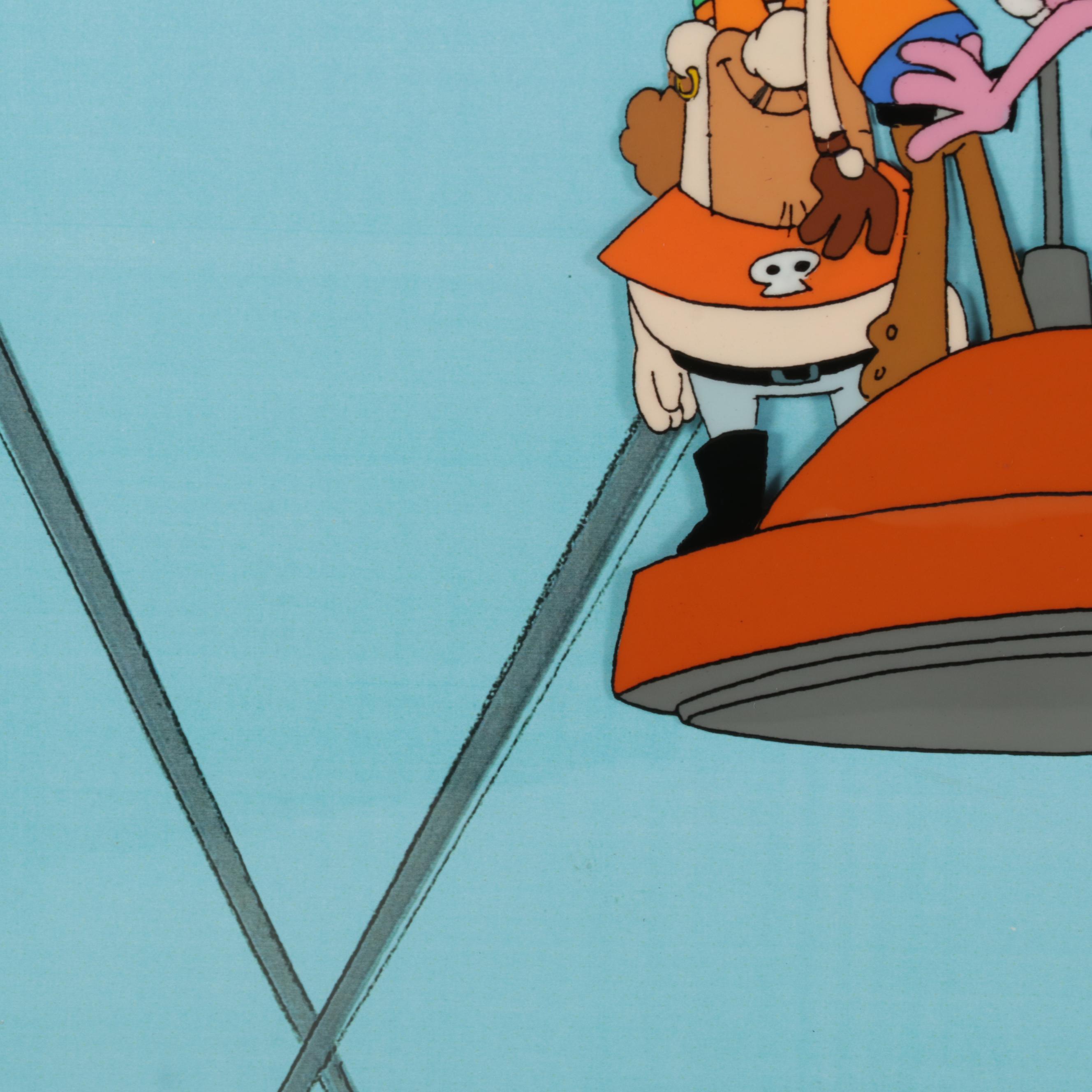 MGM "The Pink Panther" Hand-Painted Animation Production Cel and Drawing