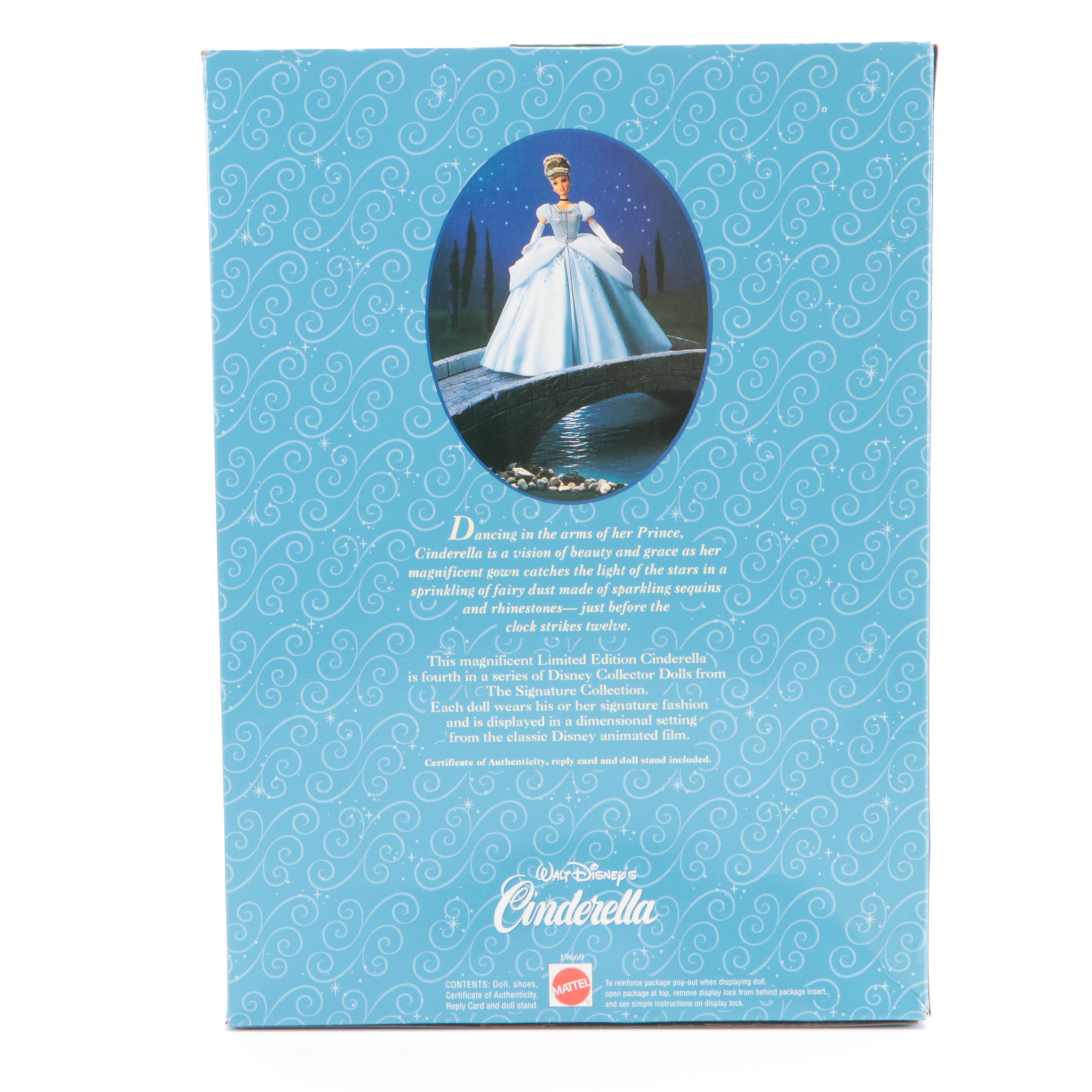 Mattel  Walt Disney "Cinderella" and "Snow White" Dolls, 1991–1998