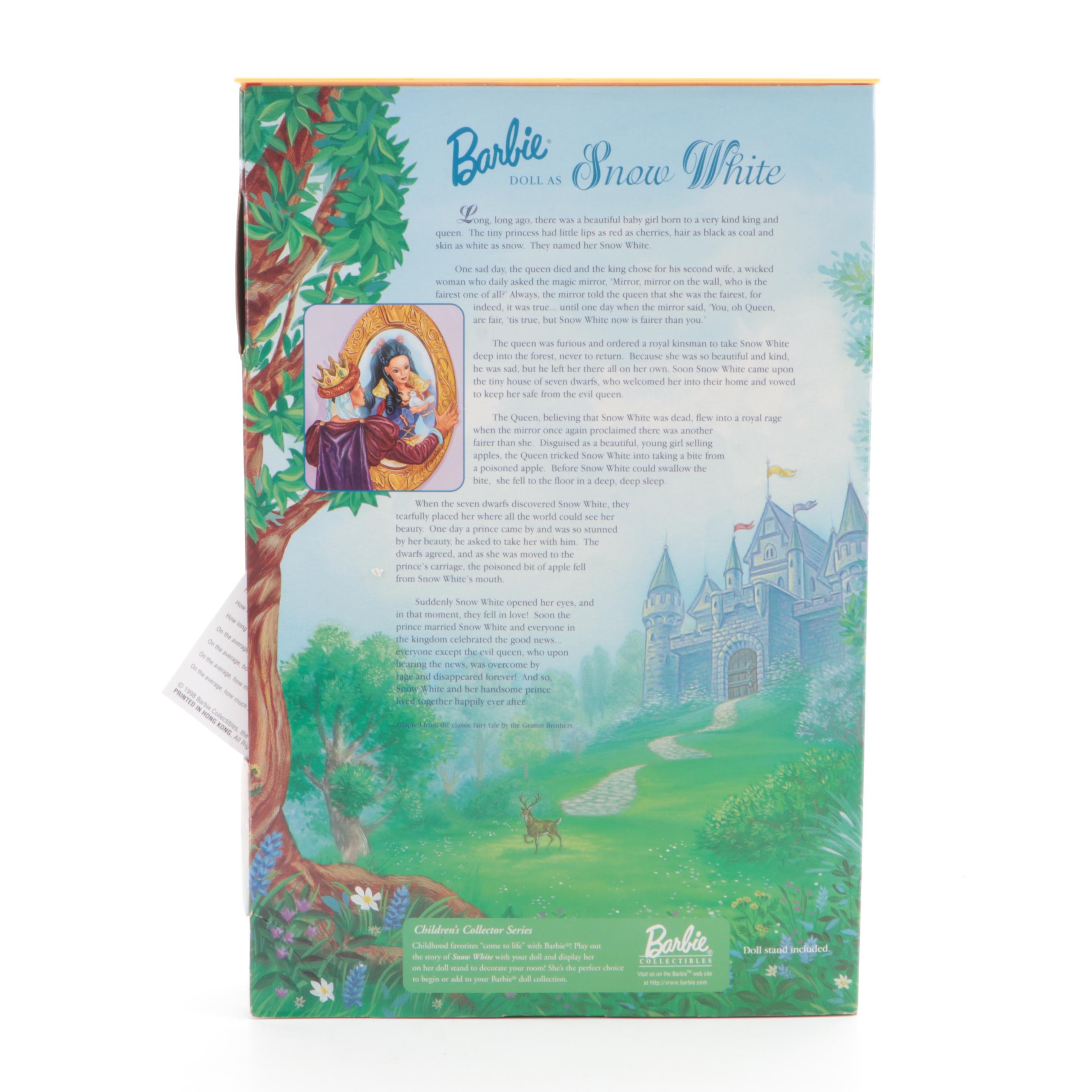 Mattel  Walt Disney "Cinderella" and "Snow White" Dolls, 1991–1998