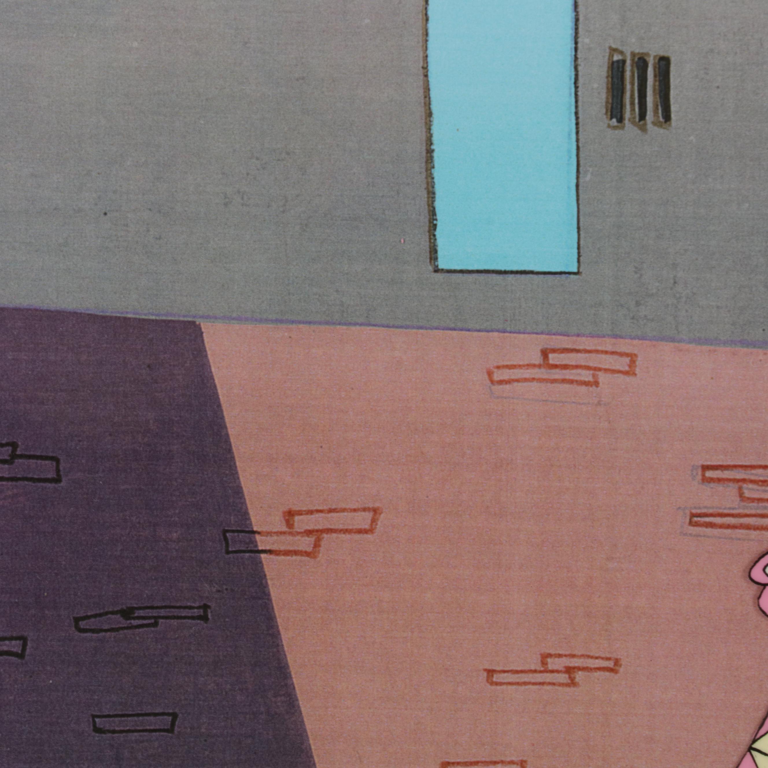 MGM "The Pink Panther" Hand-Painted Animation Production Cel and Drawing