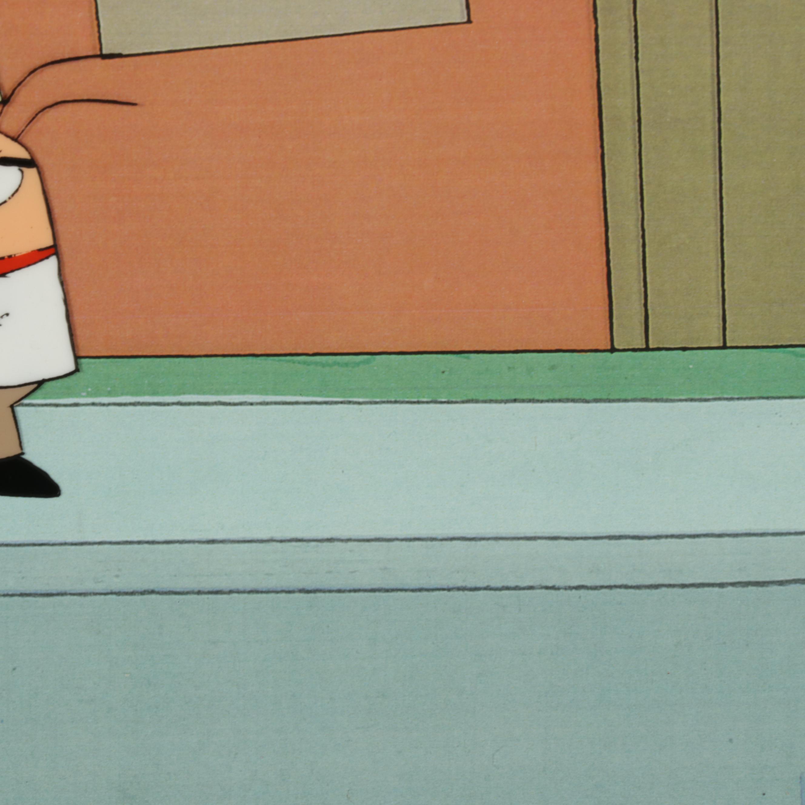 MGM "The Pink Panther" Hand-Painted Animation Production Cel and Drawing