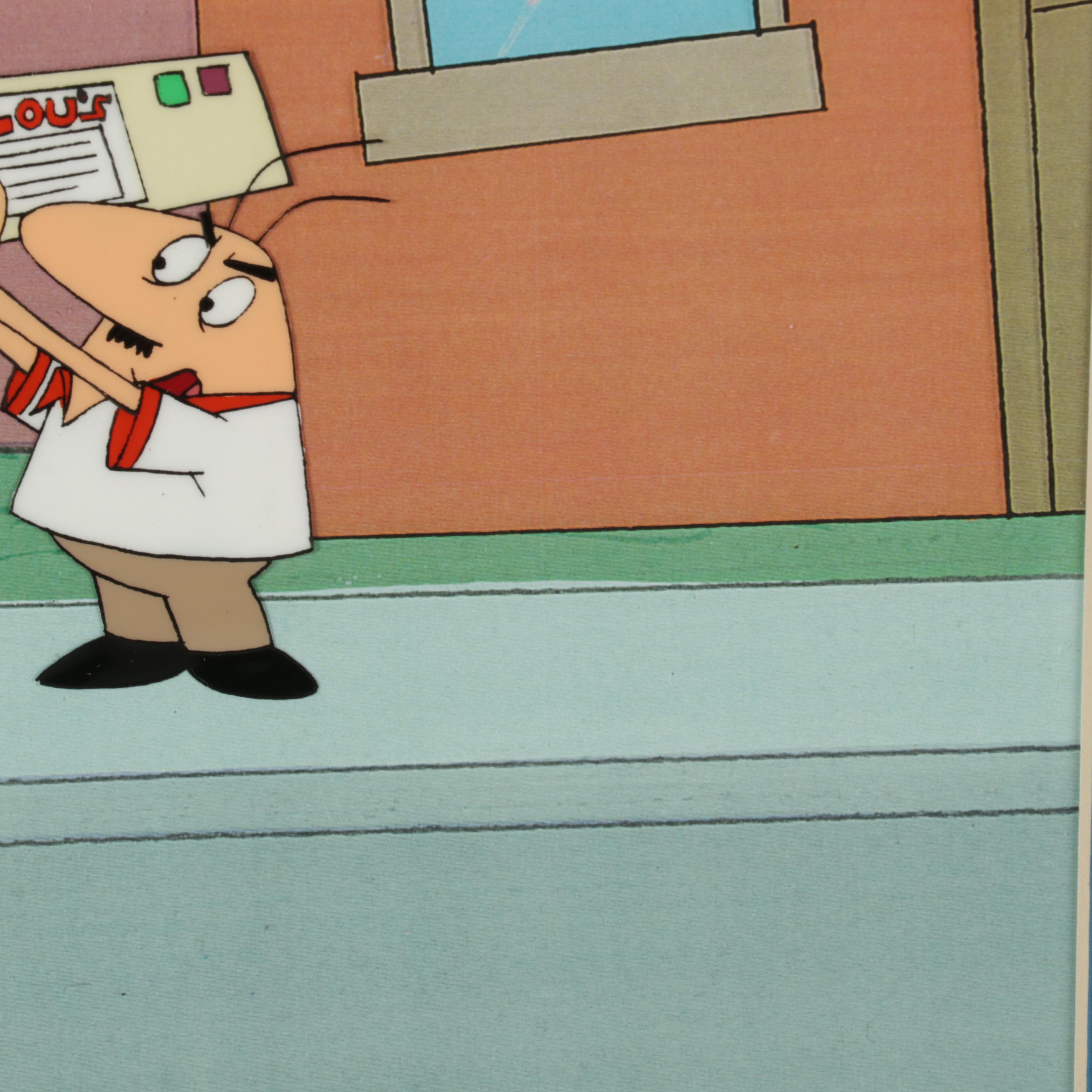 MGM "The Pink Panther" Hand-Painted Animation Production Cel and Drawing