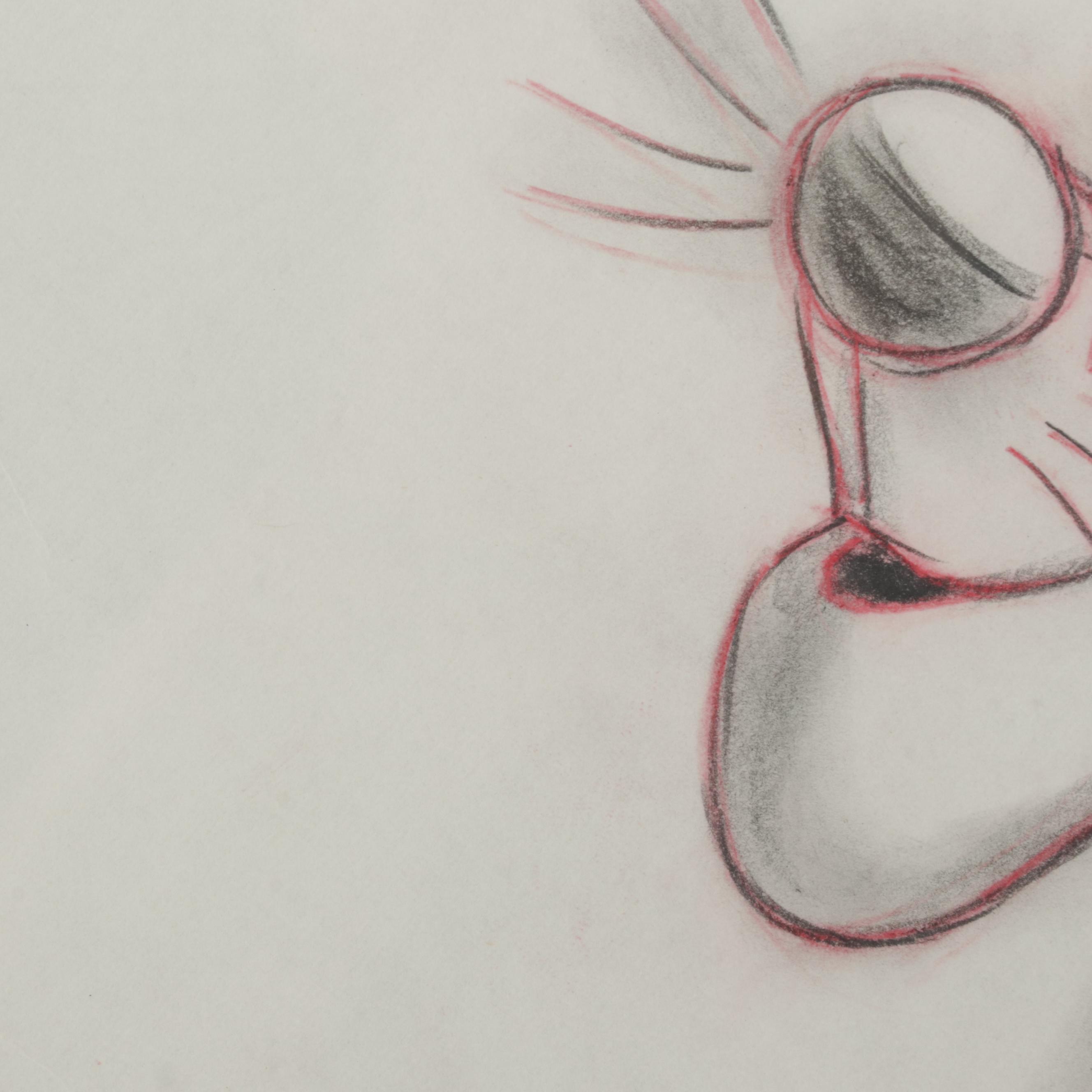 Disney "The Tigger Movie" Animation Production Drawing, Circa 2000