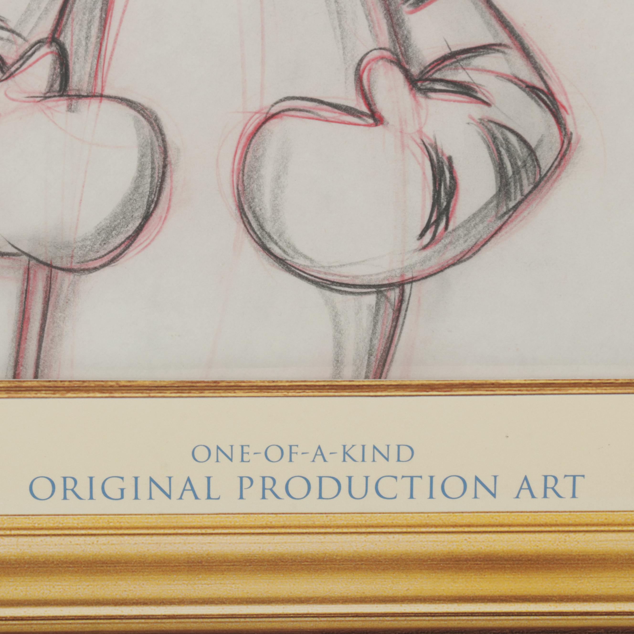 Disney "The Tigger Movie" Animation Production Drawing, Circa 2000