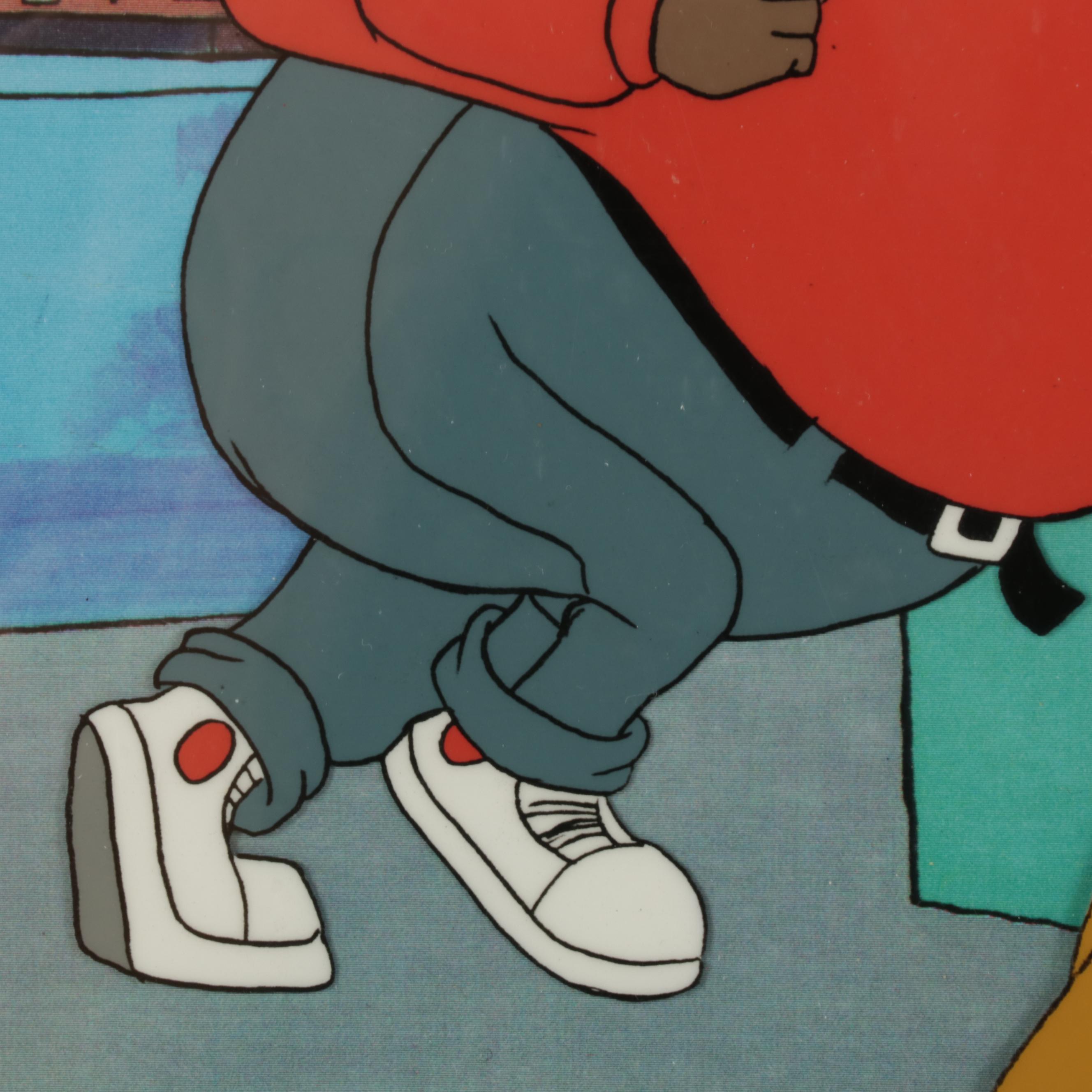 Filmation "Fat Albert" Hand-Painted Animation Production Cel, Circa 1972