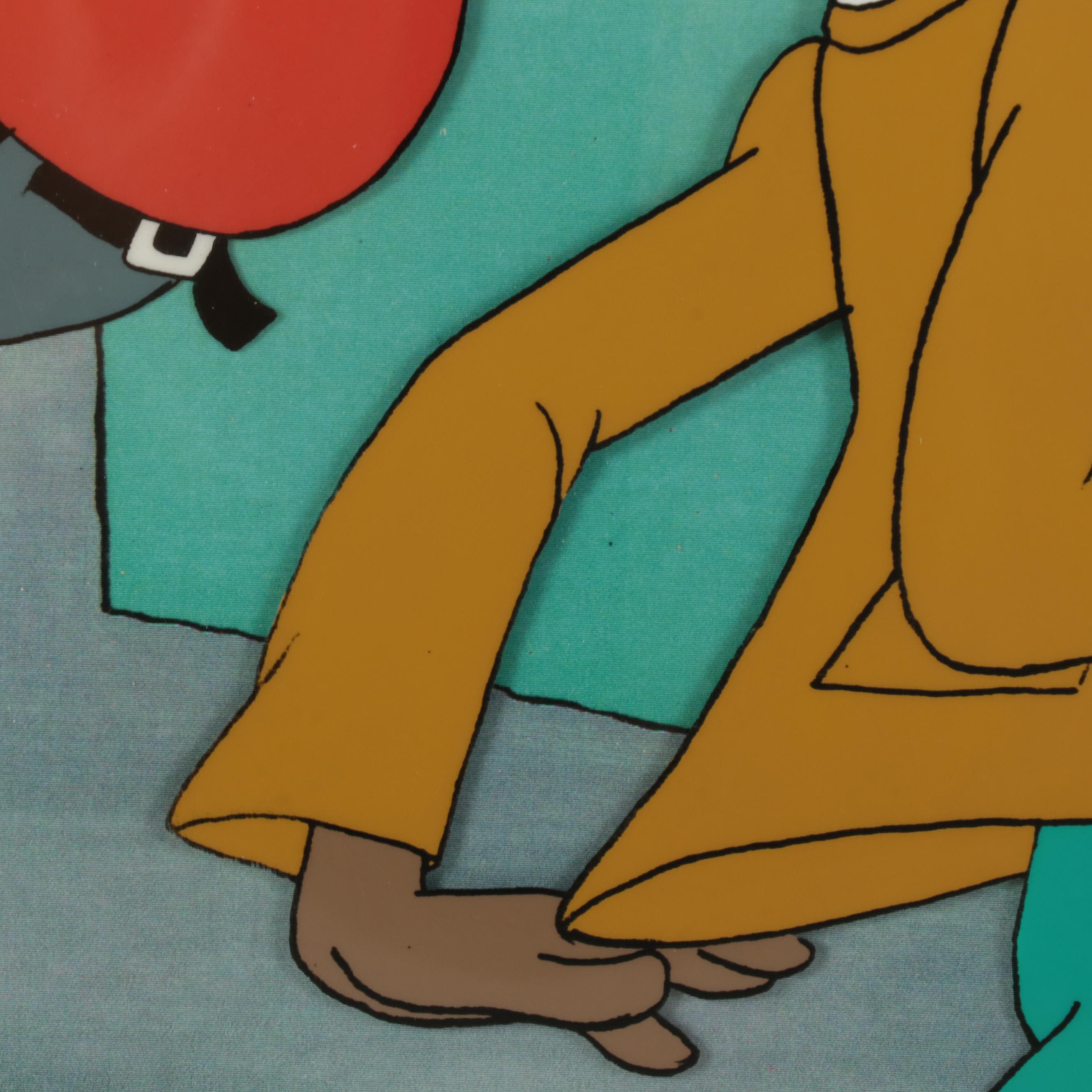 Filmation "Fat Albert" Hand-Painted Animation Production Cel, Circa 1972