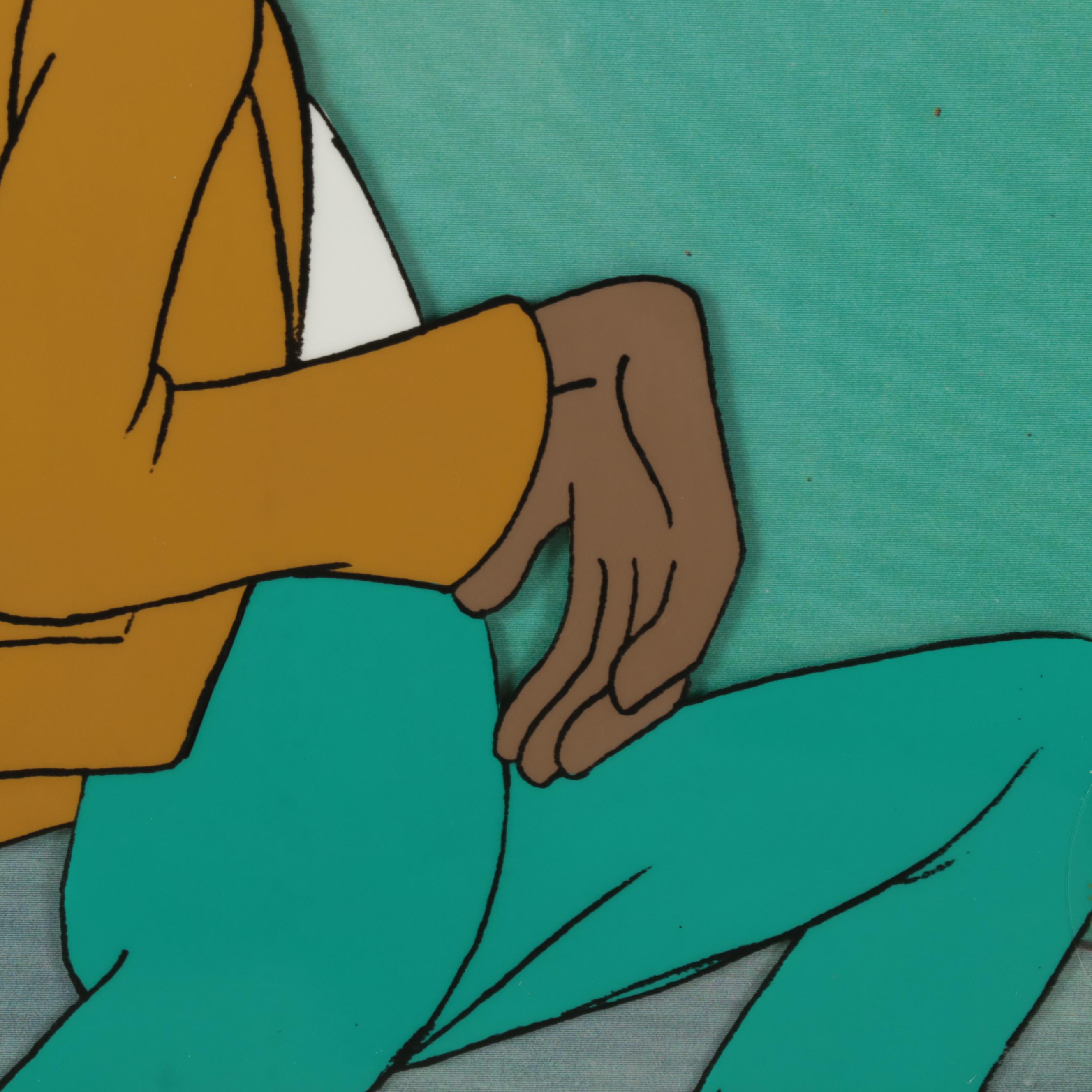 Filmation "Fat Albert" Hand-Painted Animation Production Cel, Circa 1972