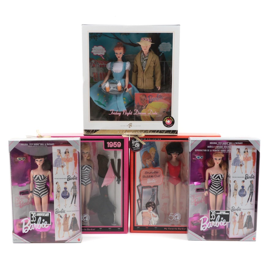 Mattel "Friday Night Dream Date" and Other Anniversary Edition Dolls