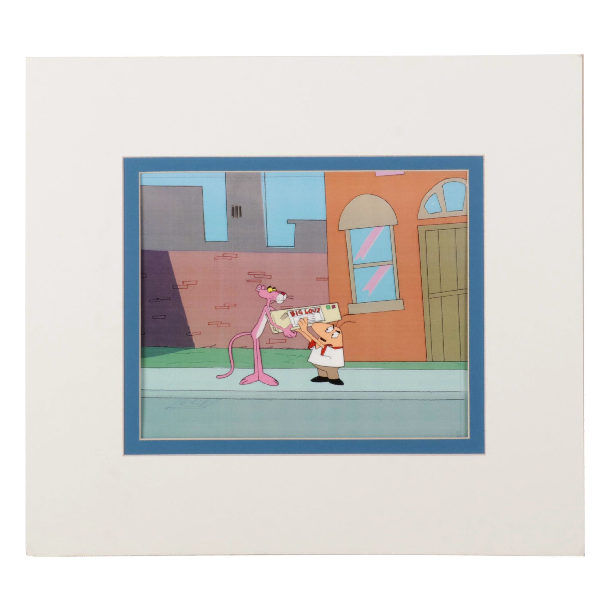 MGM "The Pink Panther" Hand-Painted Animation Production Cel and Drawing