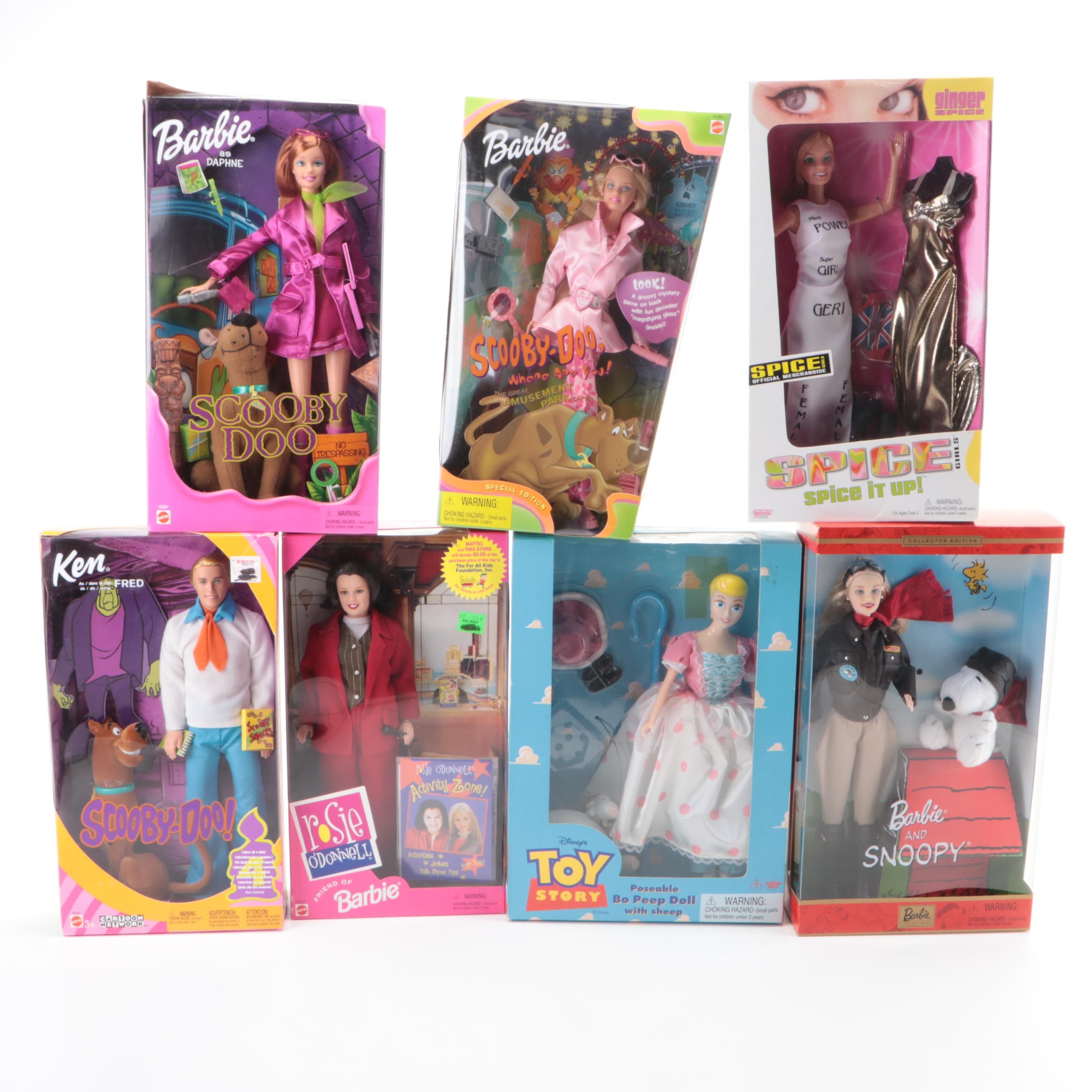 Mattel "Barbie and Snoopy" and Other Dolls