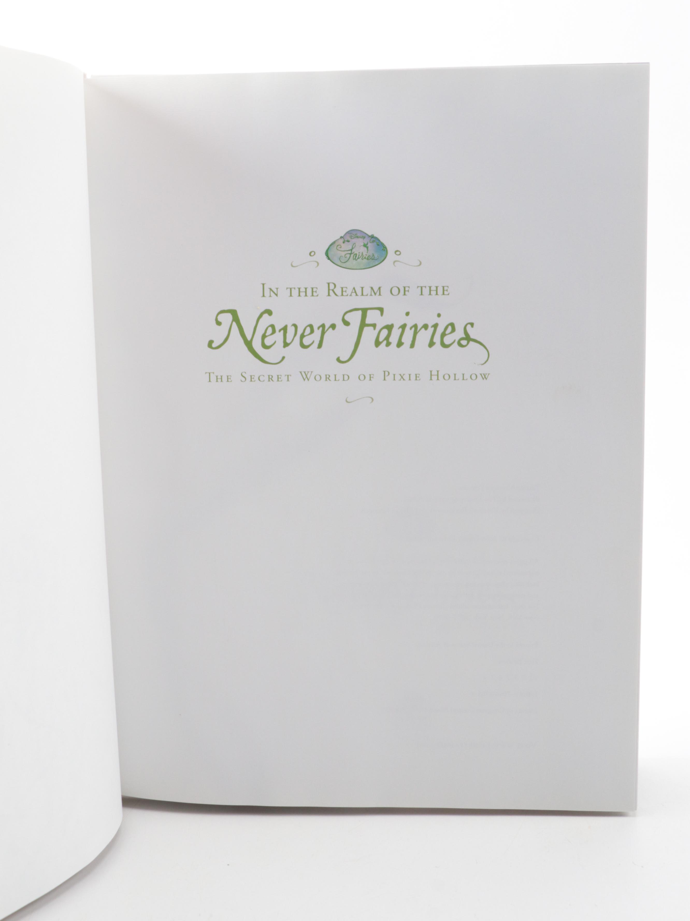 First Edition "In the Realm of the Never Fairies" by Monique Peterson and More