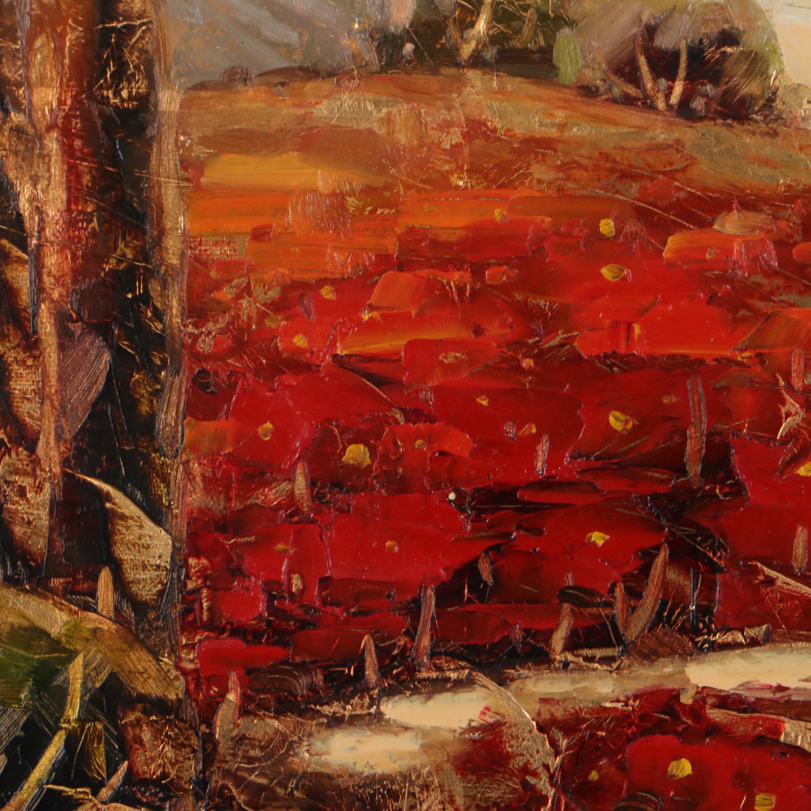 Ferdy Juan Tuscan Landscape Oil Painting, 21st Century