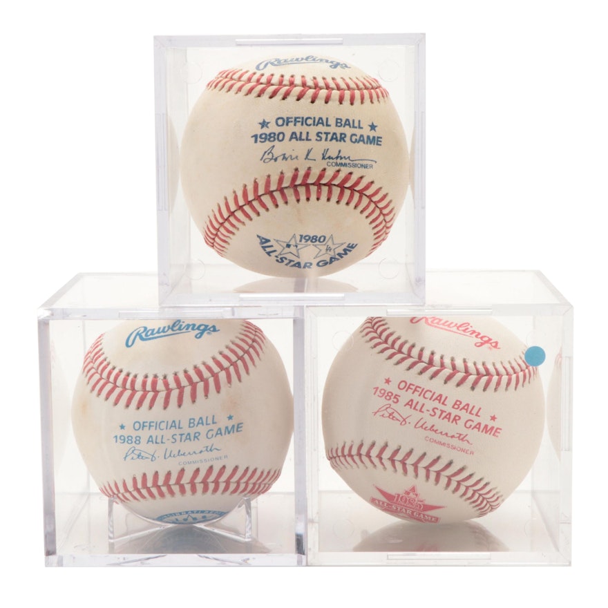 Rawlings MLB All-Star Game Baseballs, 1980–1988