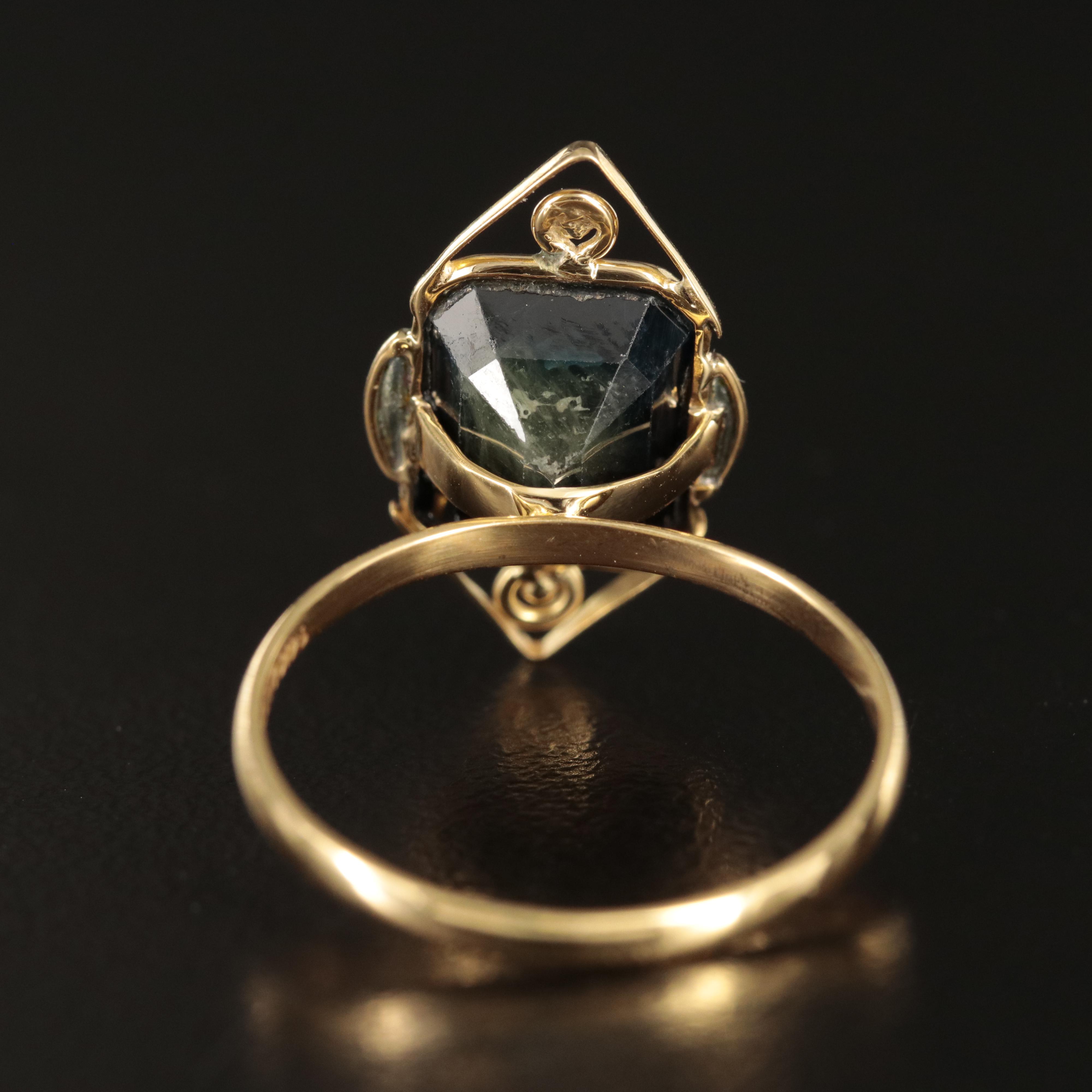 14K Sapphire Ring