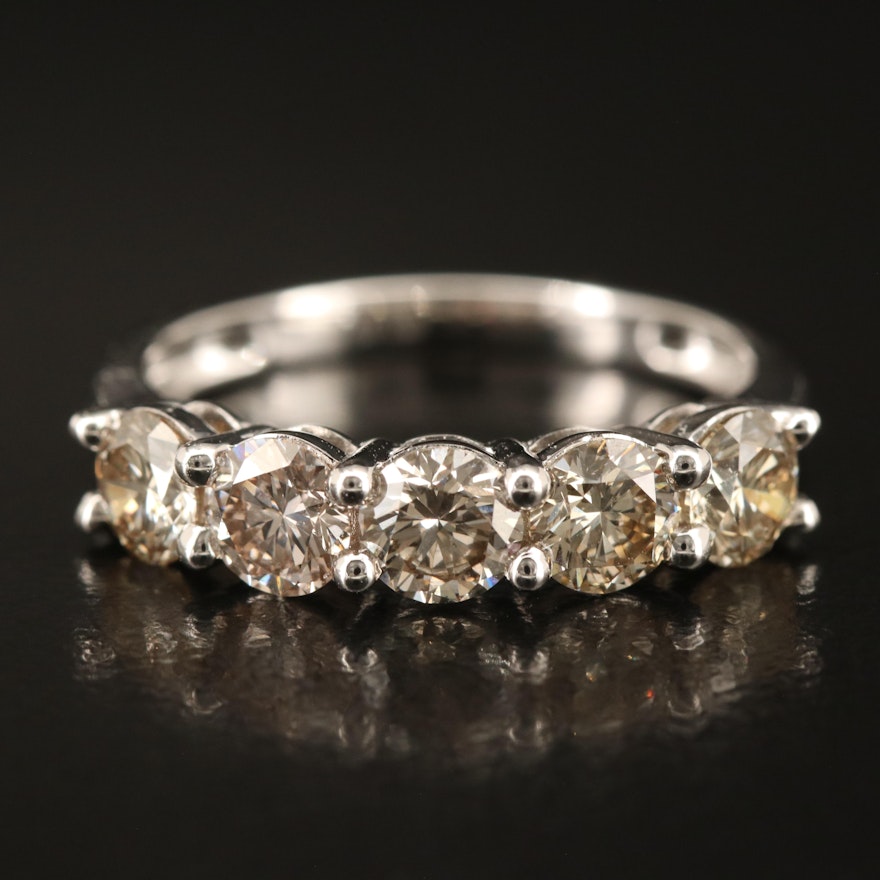 14K 1.70 CTW Lab Grown Diamond Band