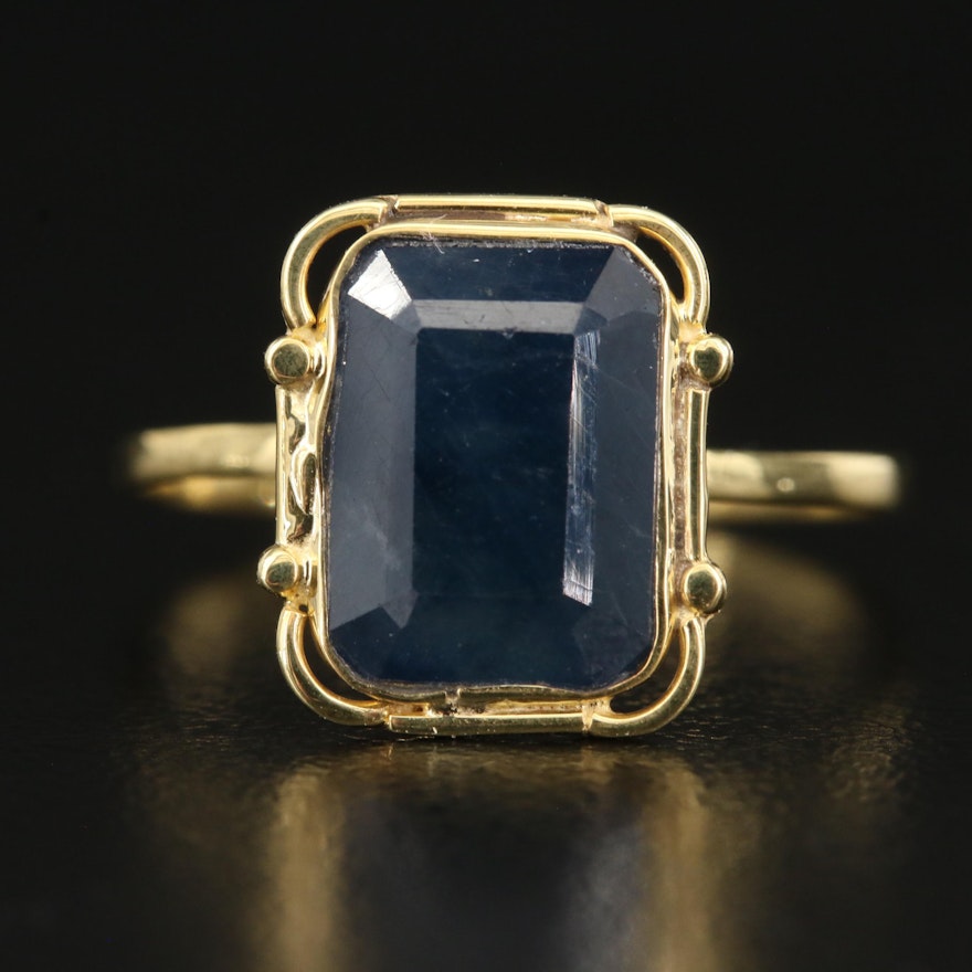 14K Sapphire Ring