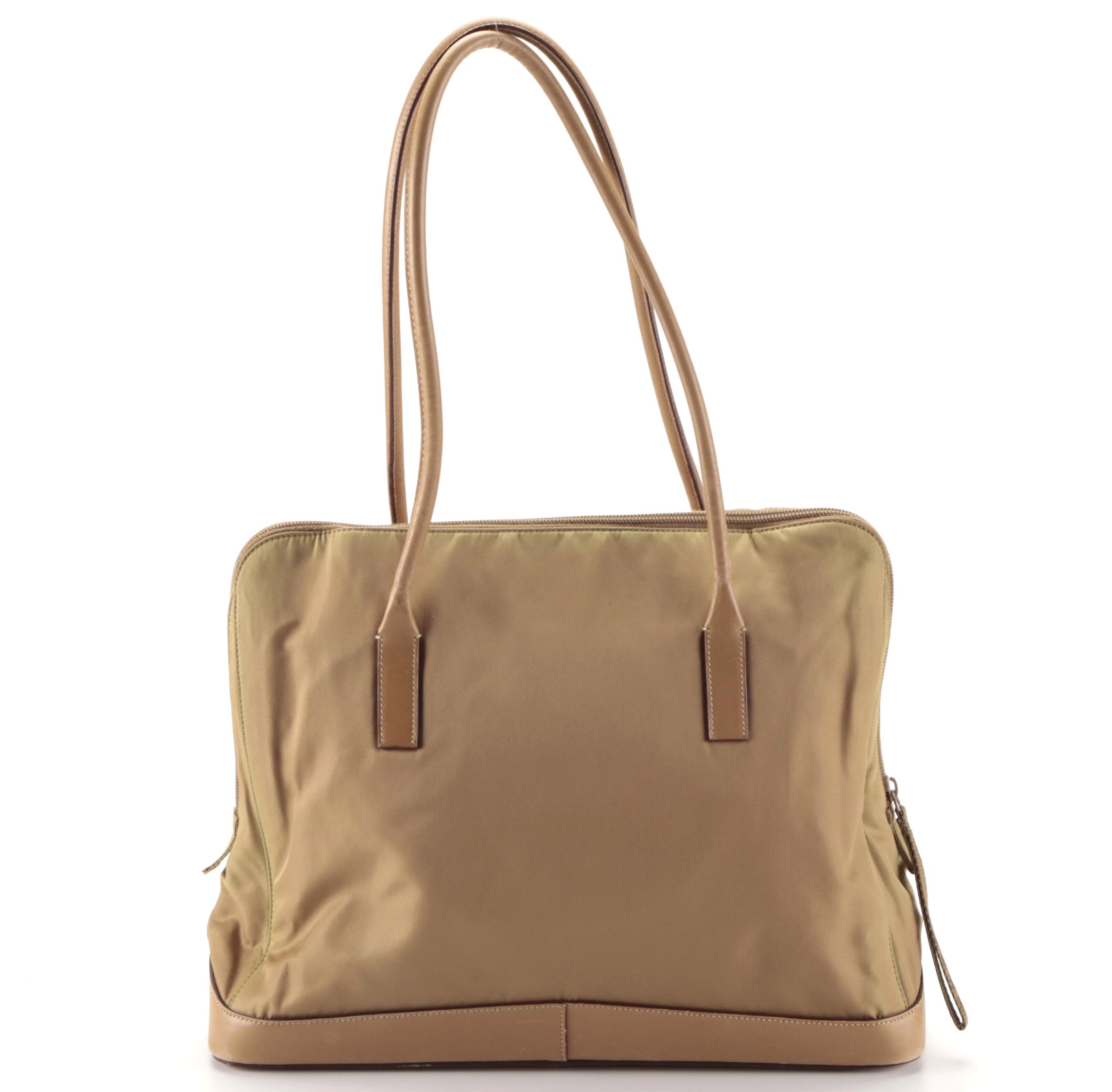 Prada Shoulder Bag in Tessuto Nylon and Leather Trim