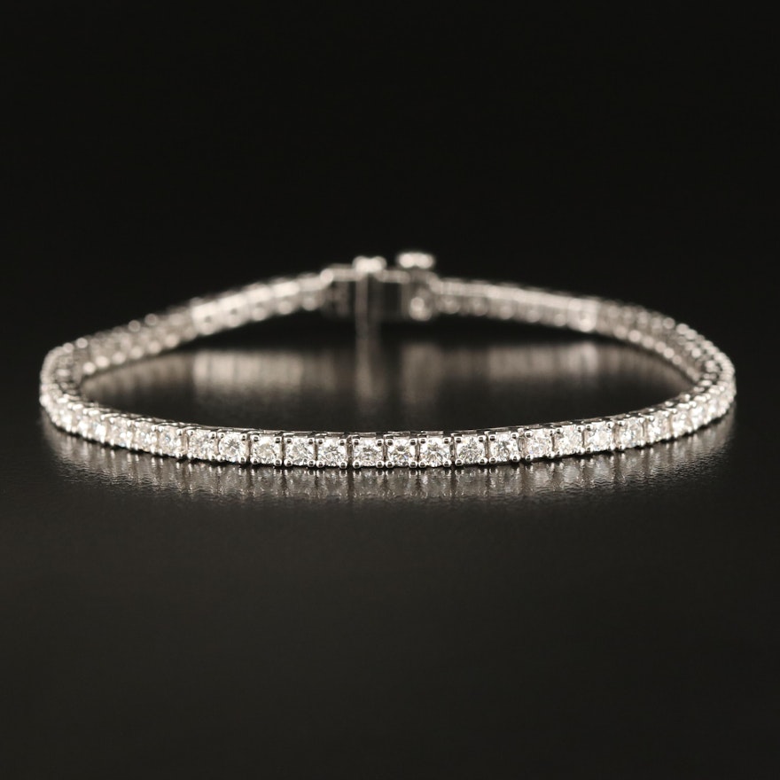 14K 3.16 CTW Lab Grown Diamond Line Bracelet