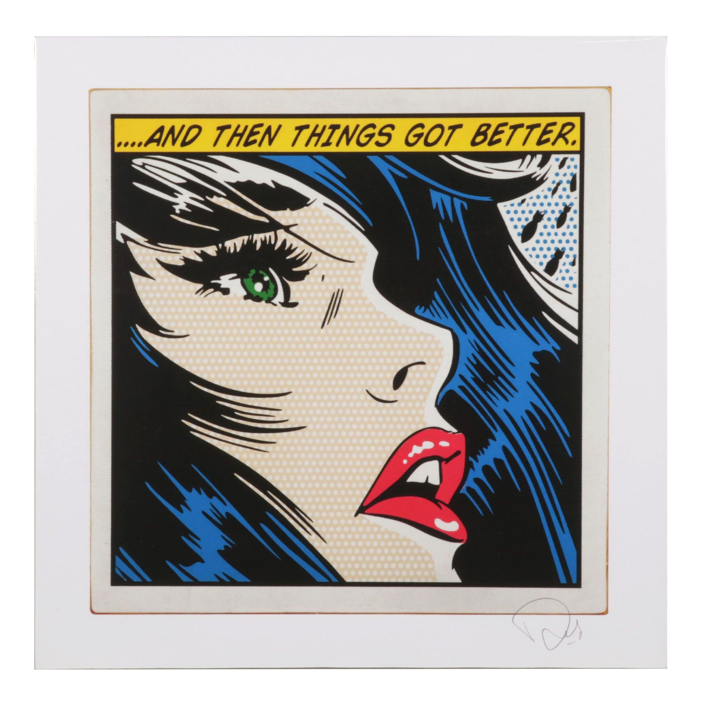 Denial Pop Art Giclée "...And Then Things Got Better," 21st Century