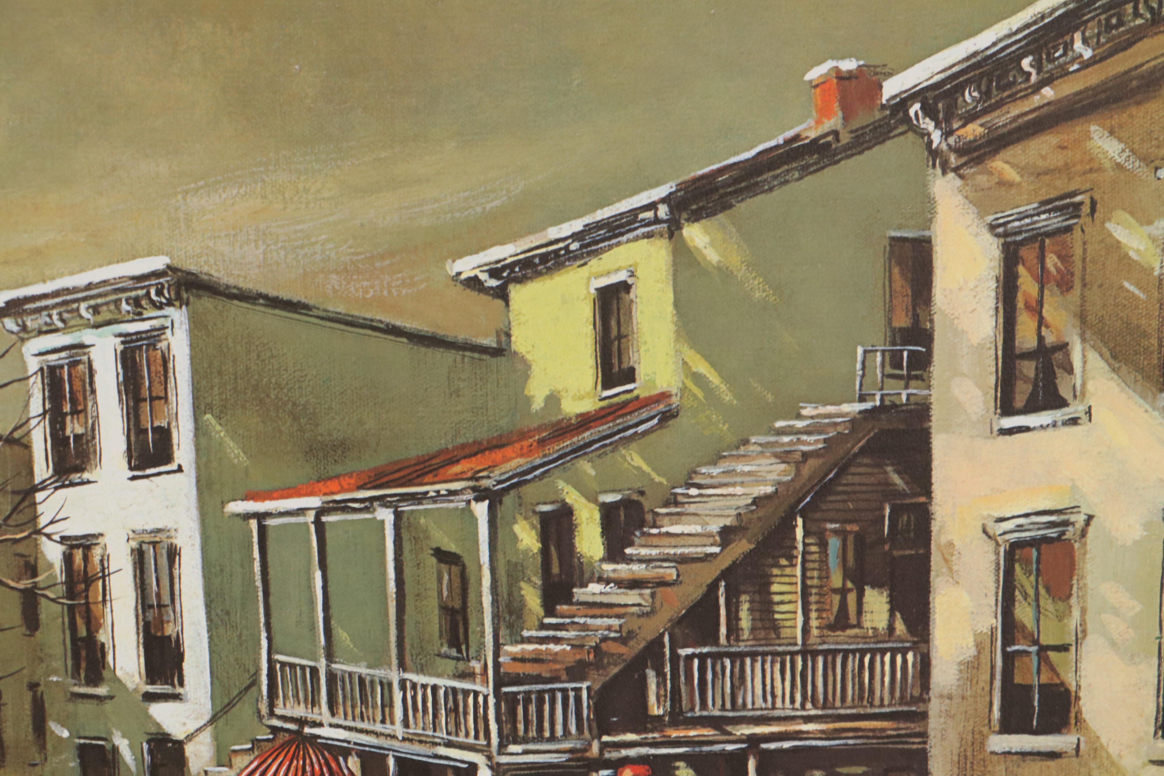 Robert Fabe Offset Lithographs Including "First Frost," 1978