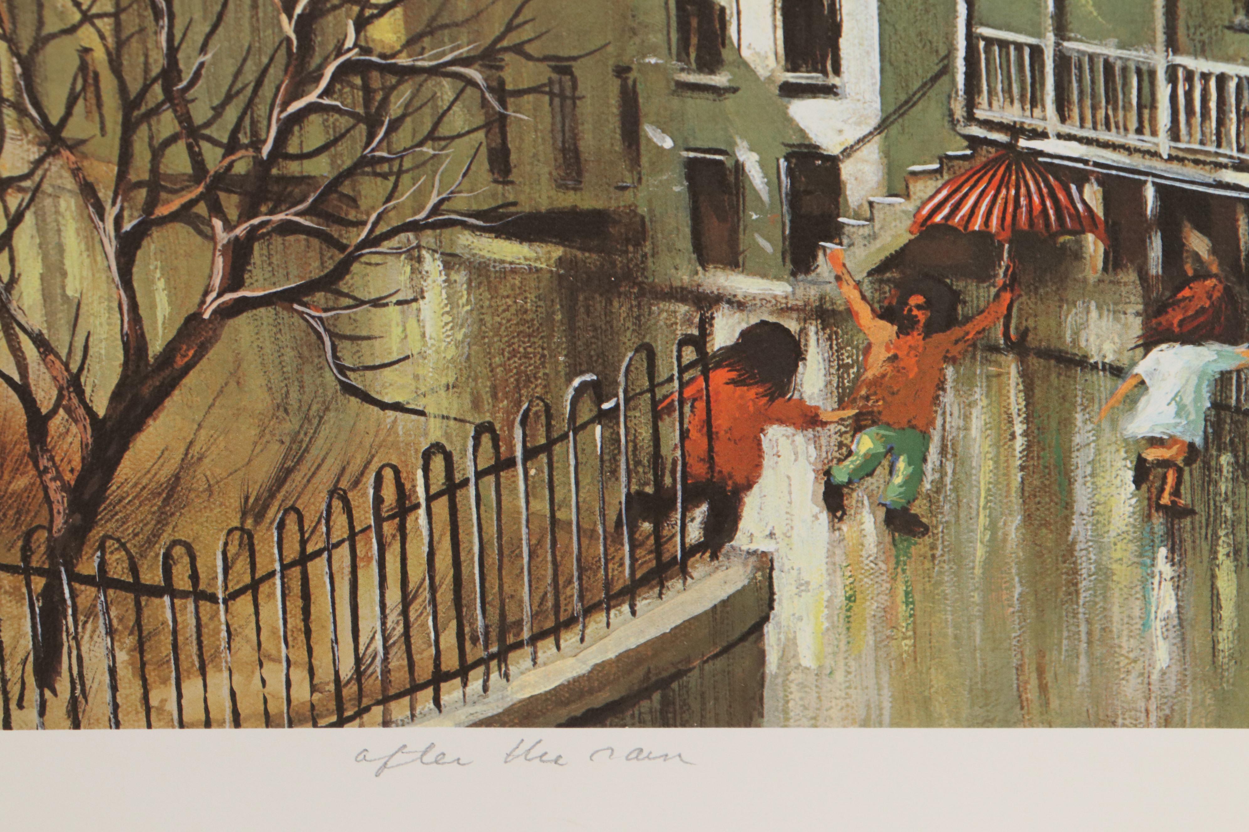 Robert Fabe Offset Lithographs Including "First Frost," 1978