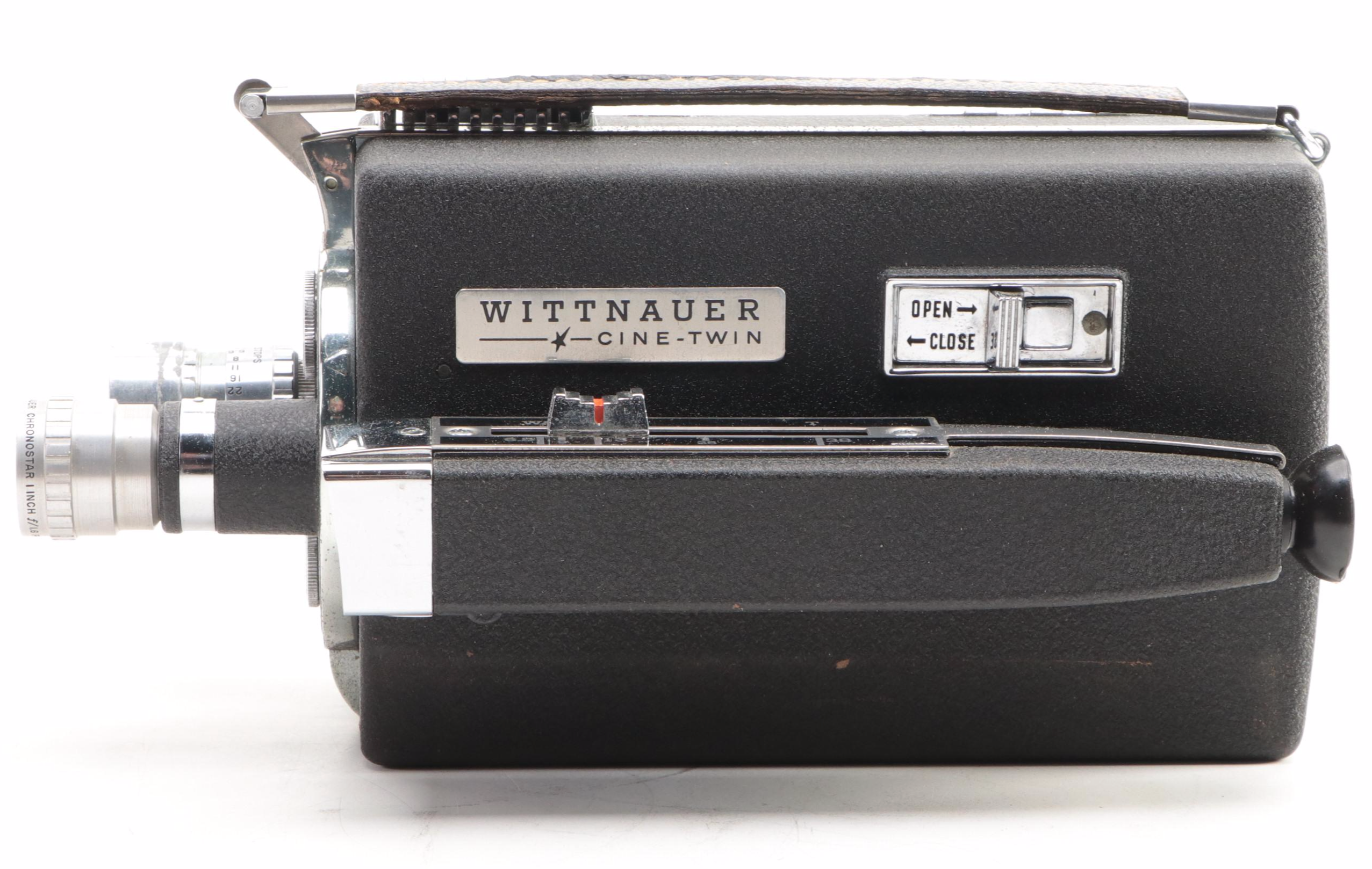 Wittnaur Cine-Twin Automatic 8mm Video Camera and Projector Set, 1957