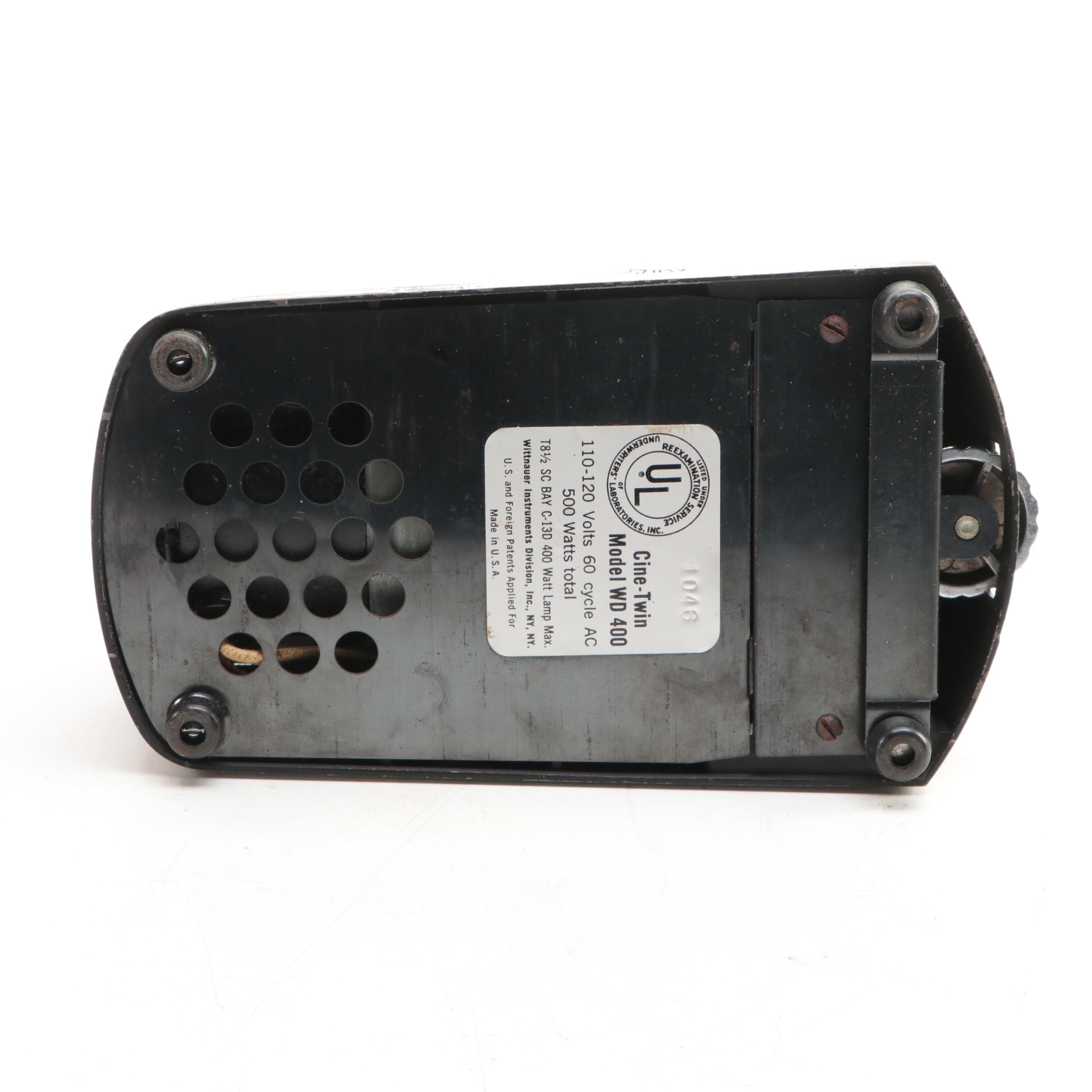 Wittnaur Cine-Twin Automatic 8mm Video Camera and Projector Set, 1957